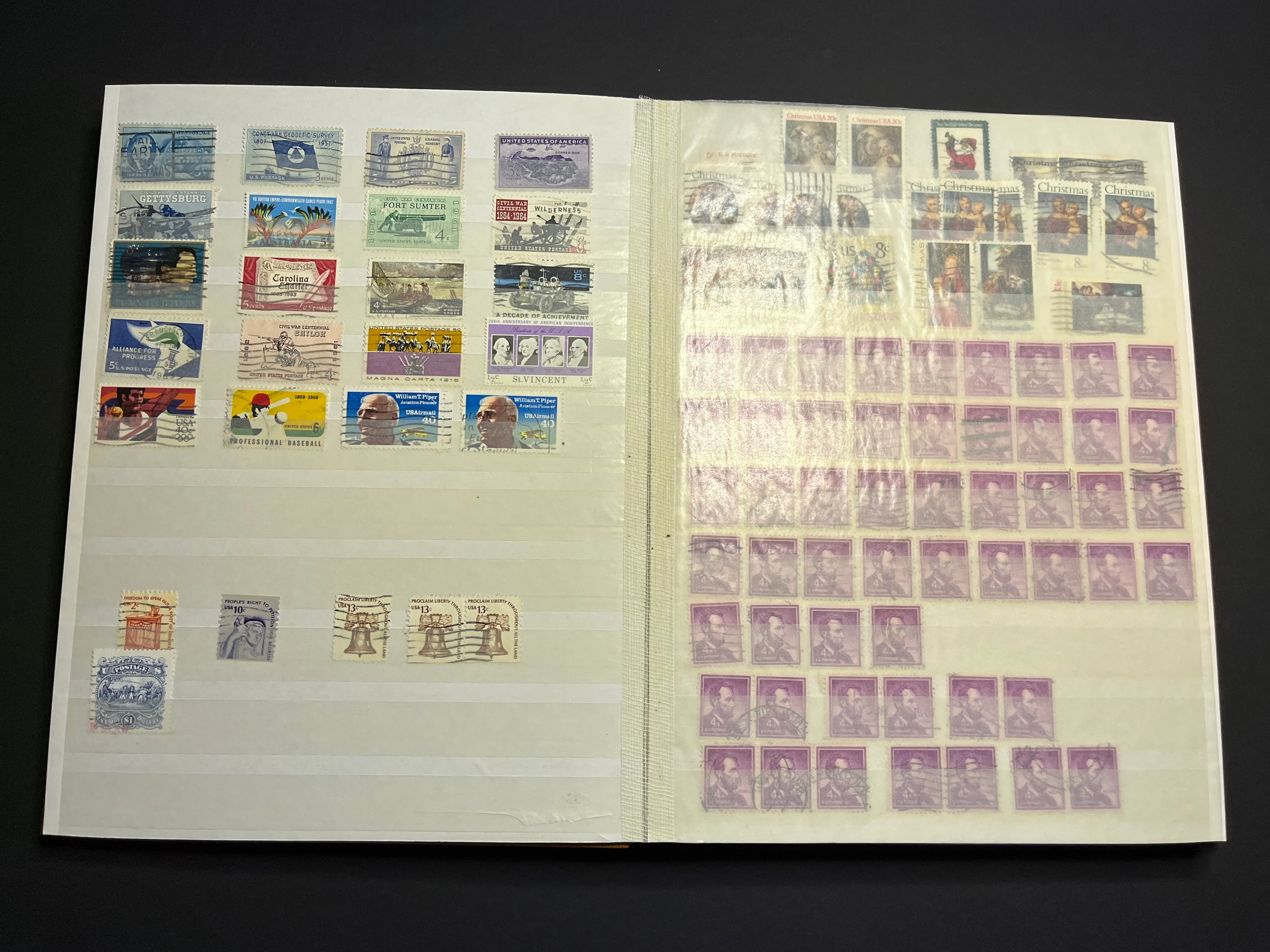 Briefmarken Album Nord- und Südamerika gestempelt 024