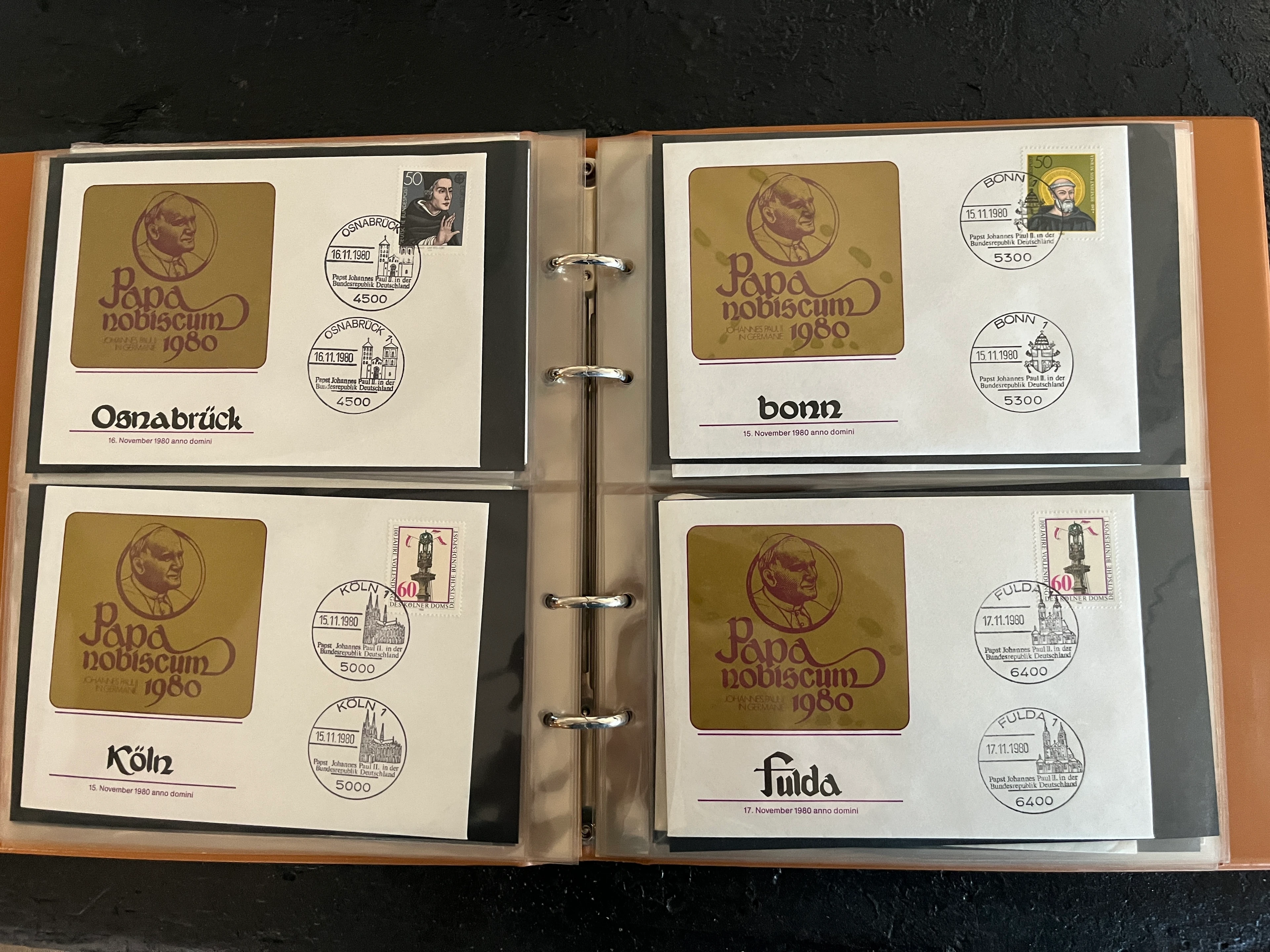 CP026 Deutsche Bundespost Sammlung Ersttagsbriefe