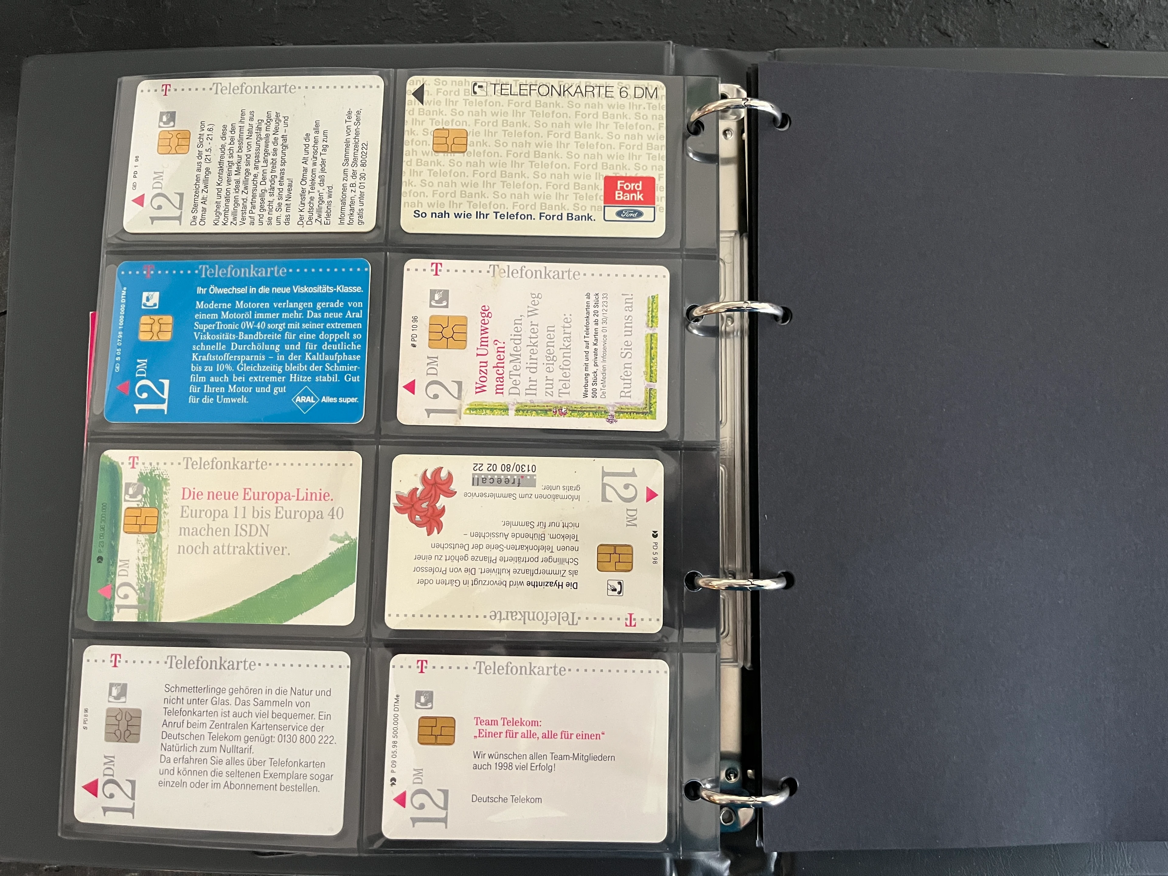 CP019 Deutsche TELEKOM - 2 Alben Telefonkarten 1990er/2000er Jahre