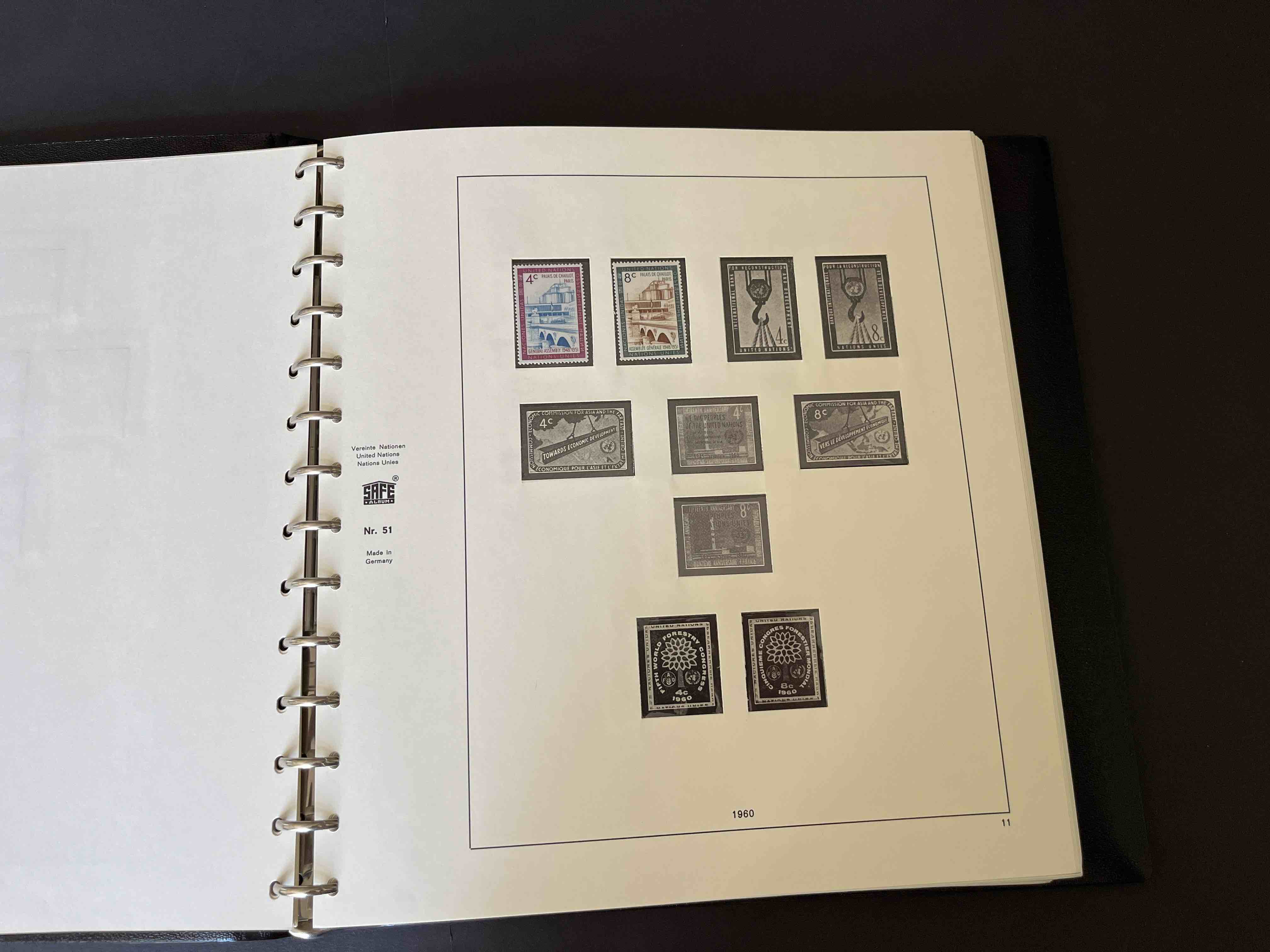 WP041 Album Vereinte Nationen/EuroCept postfrisch 1951-1978