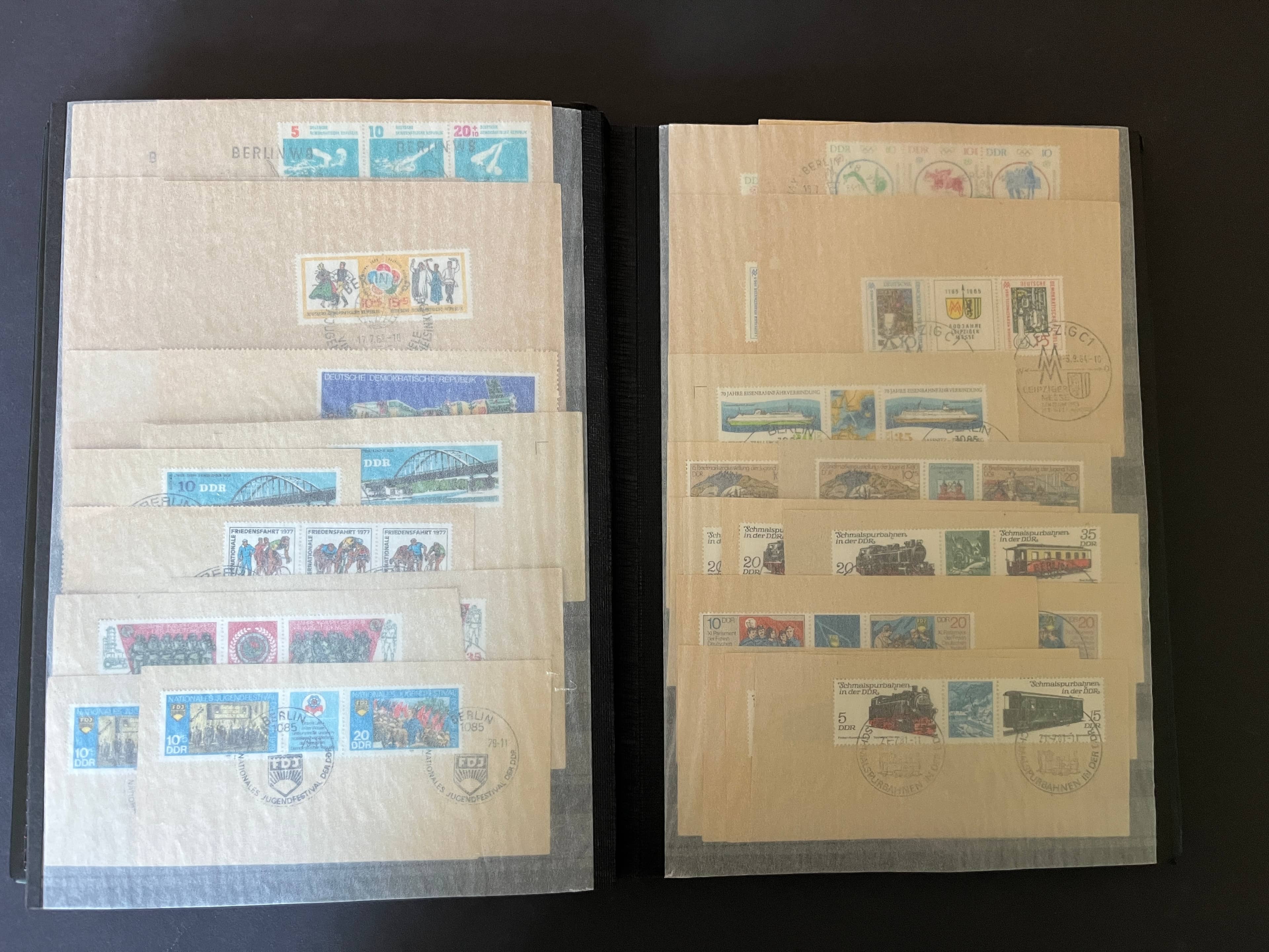 Briefmarkenalbum DDR Ersttags- Sonderstempel 0032
