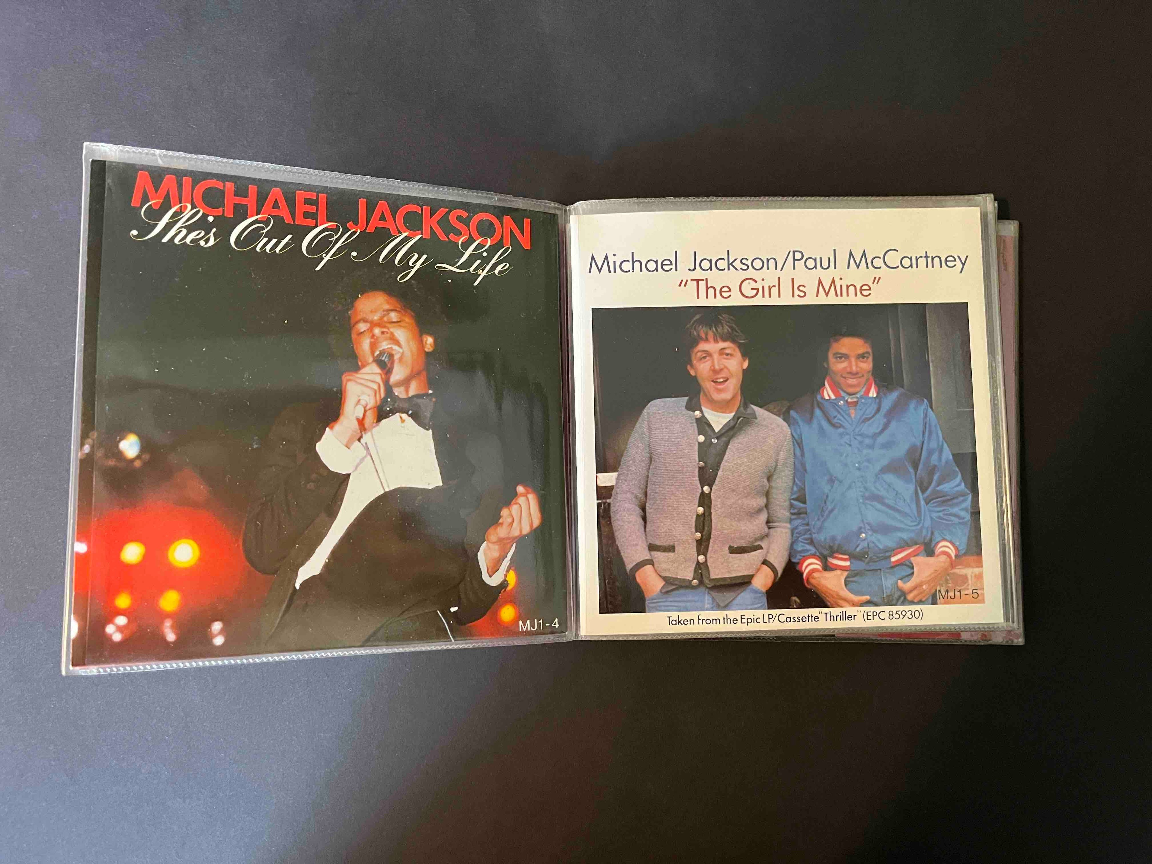 Michael Jackson 72 Red Vinyl Single Pack 1983 (UK) 9 Singles als Sonderausgabe von Epic-Records