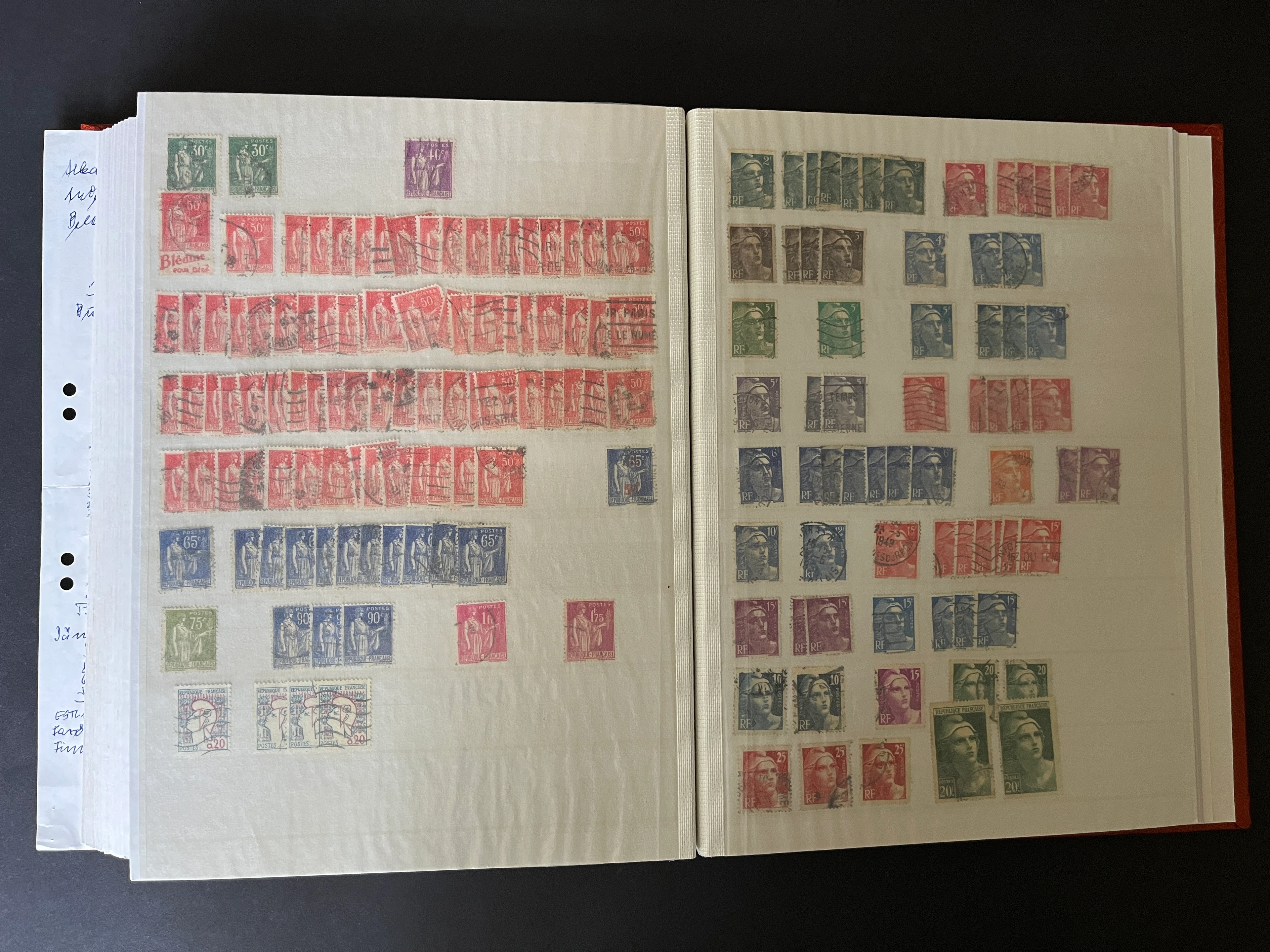 Briefmarken Album Europa gemischt 029