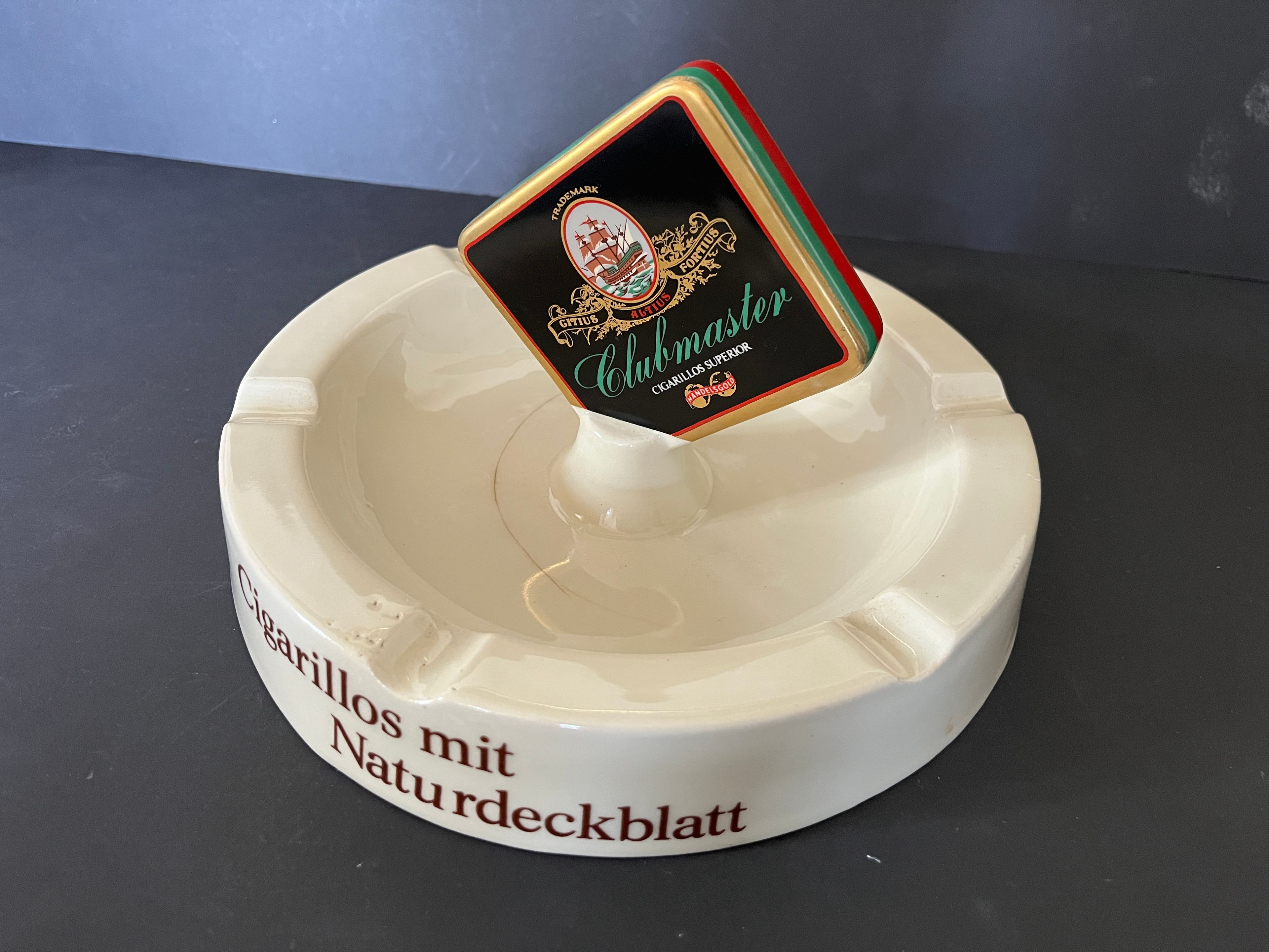 Stammtisch Aschenbecher "CLUBMASTER" Zigarillos