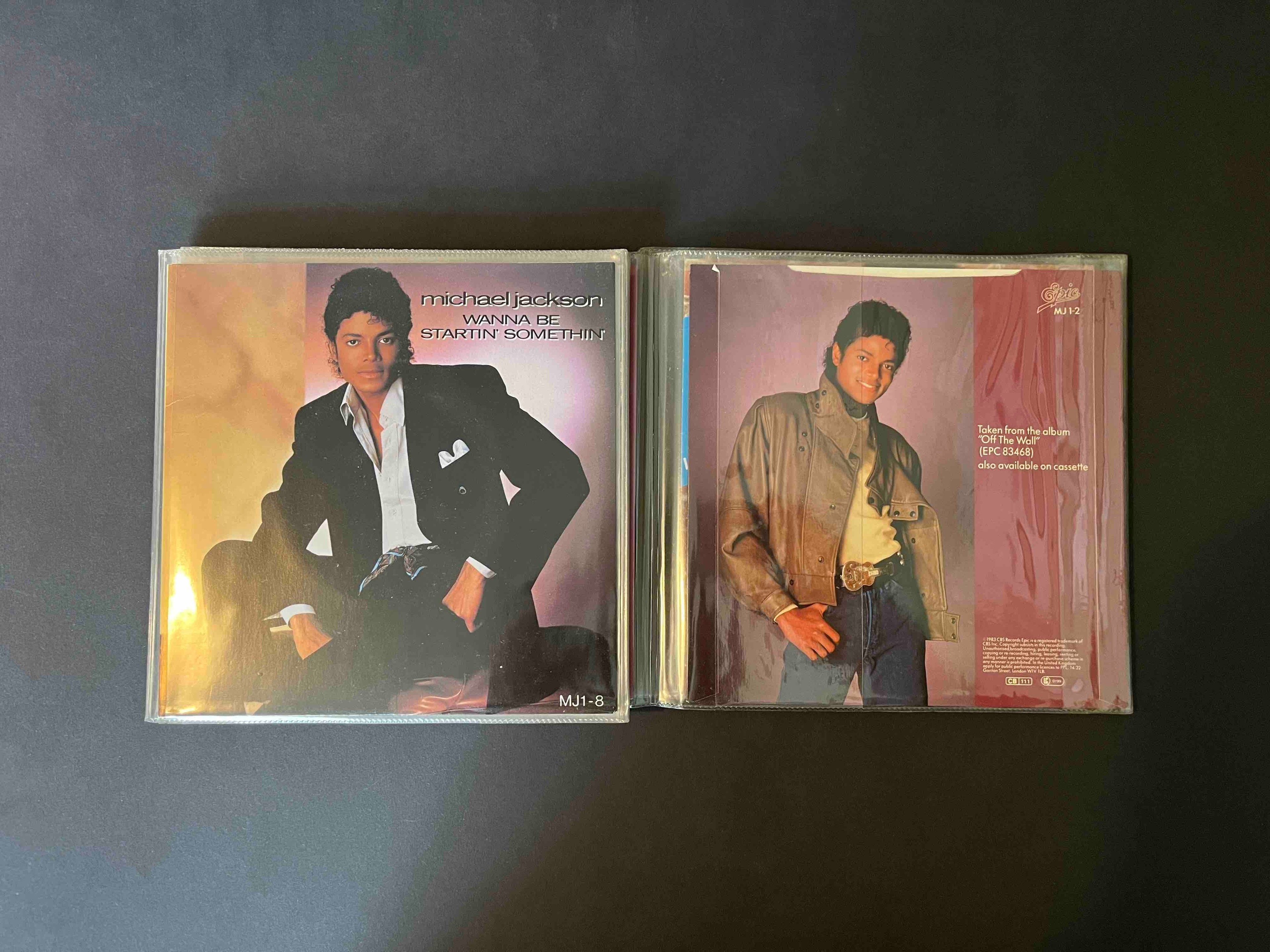 Michael Jackson 72 Red Vinyl Single Pack 1983 (UK) 9 Singles als Sonderausgabe von Epic-Records