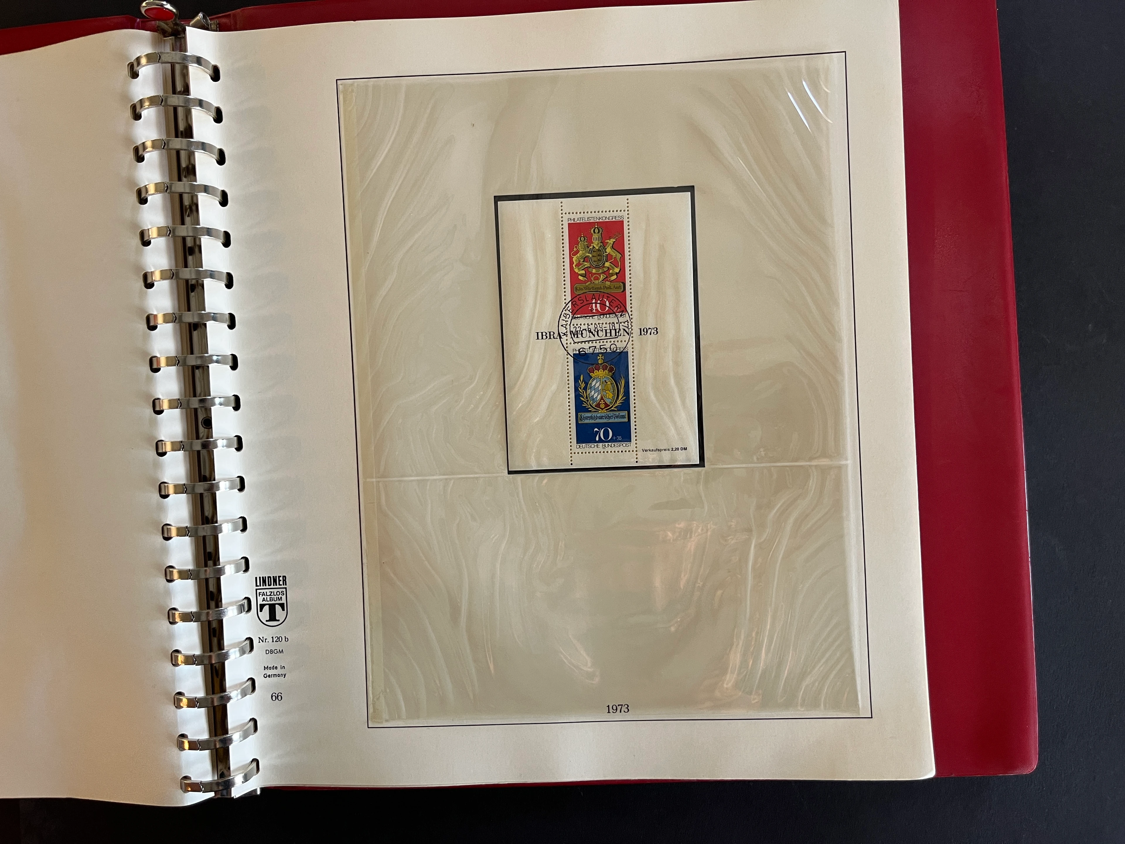 Briefmarken Vordruck-Album Bundesrepublik Deutschland 1972-1974 gestempelt 100% 0031