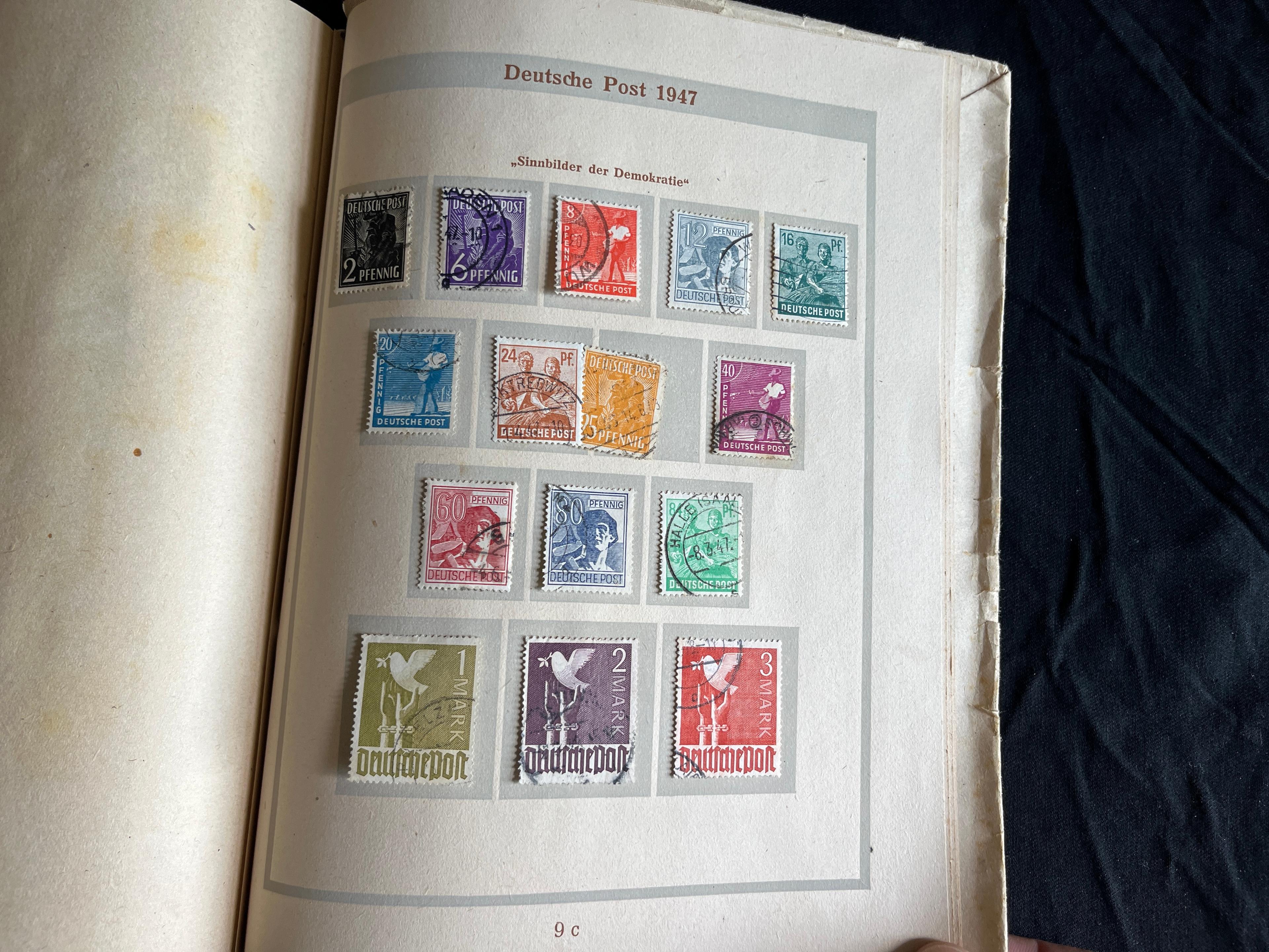 Alliierte Besatzung Grundstocksammlung im Briefmarken Album 011