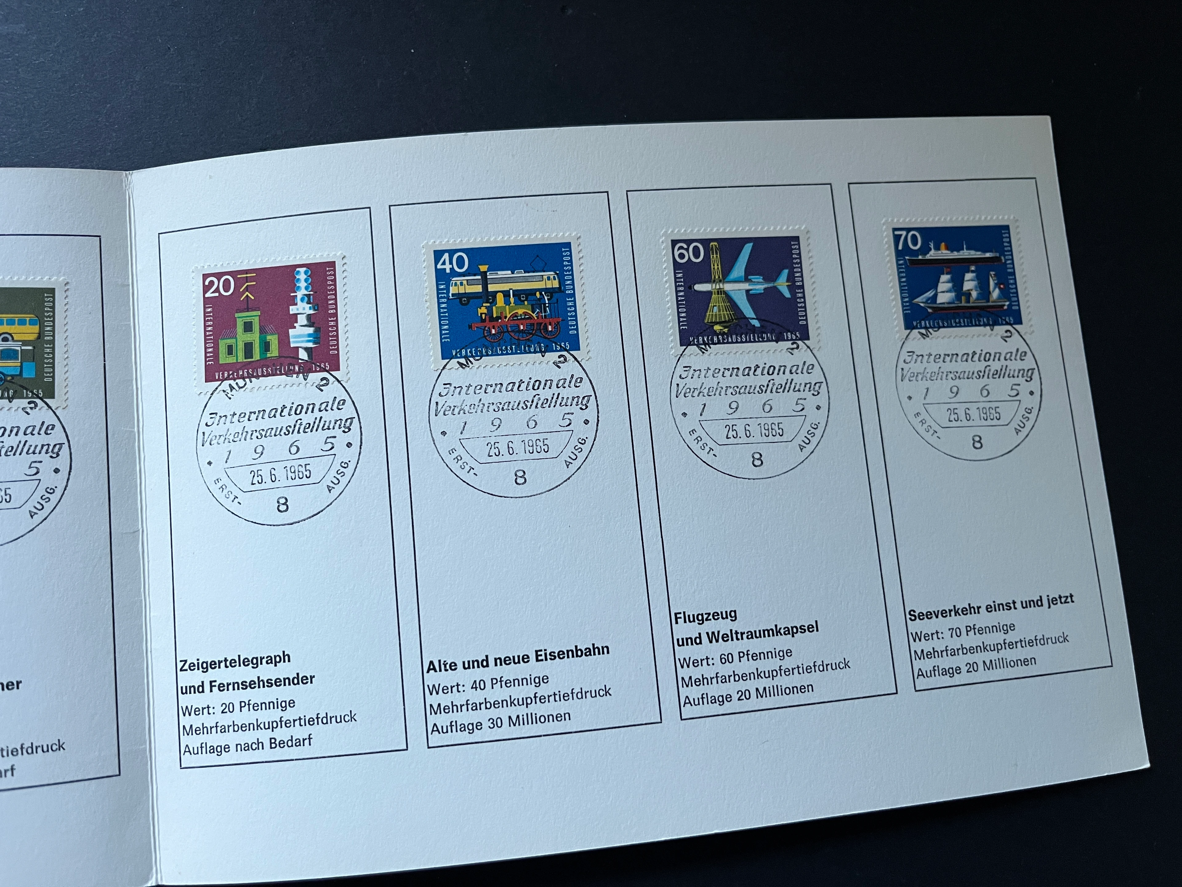 Sonderkarte IVA Sondermarken 1965