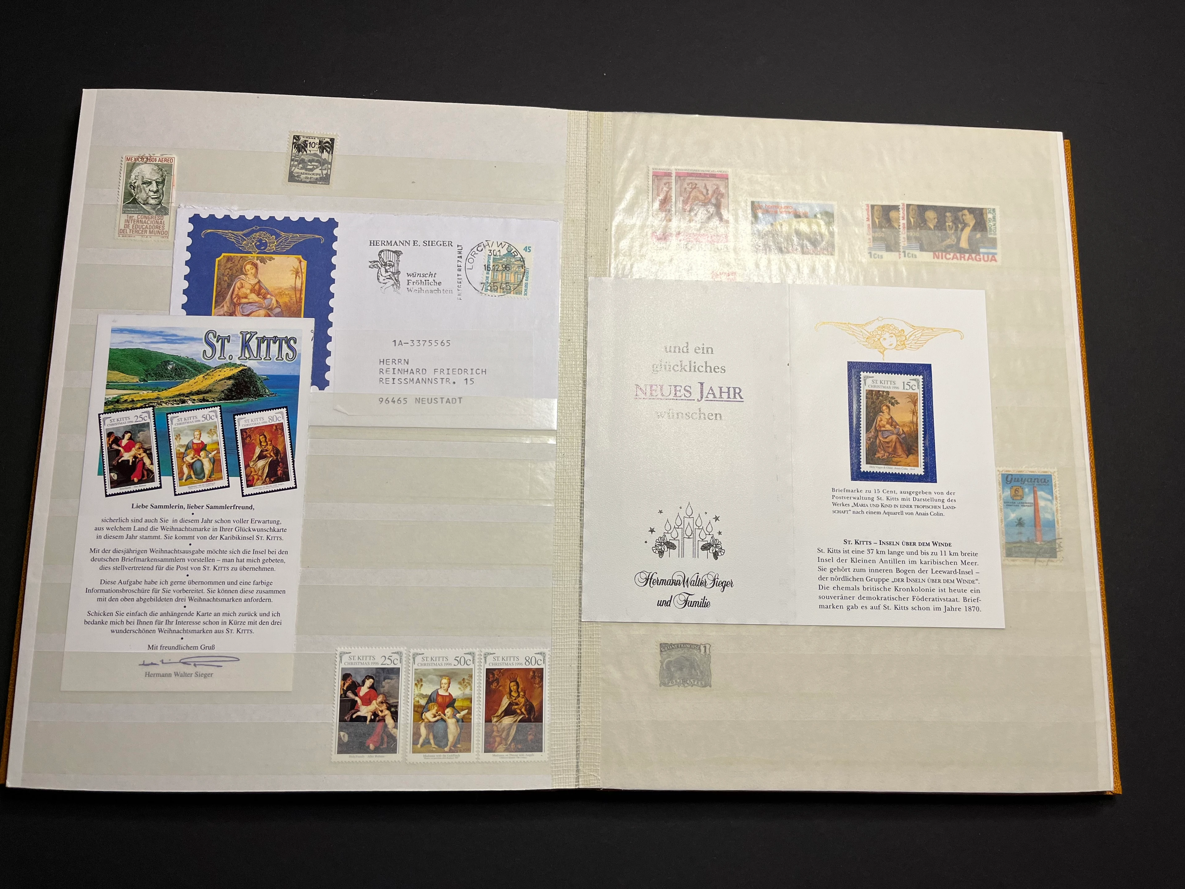 Briefmarken Album Nord- und Südamerika gestempelt 024