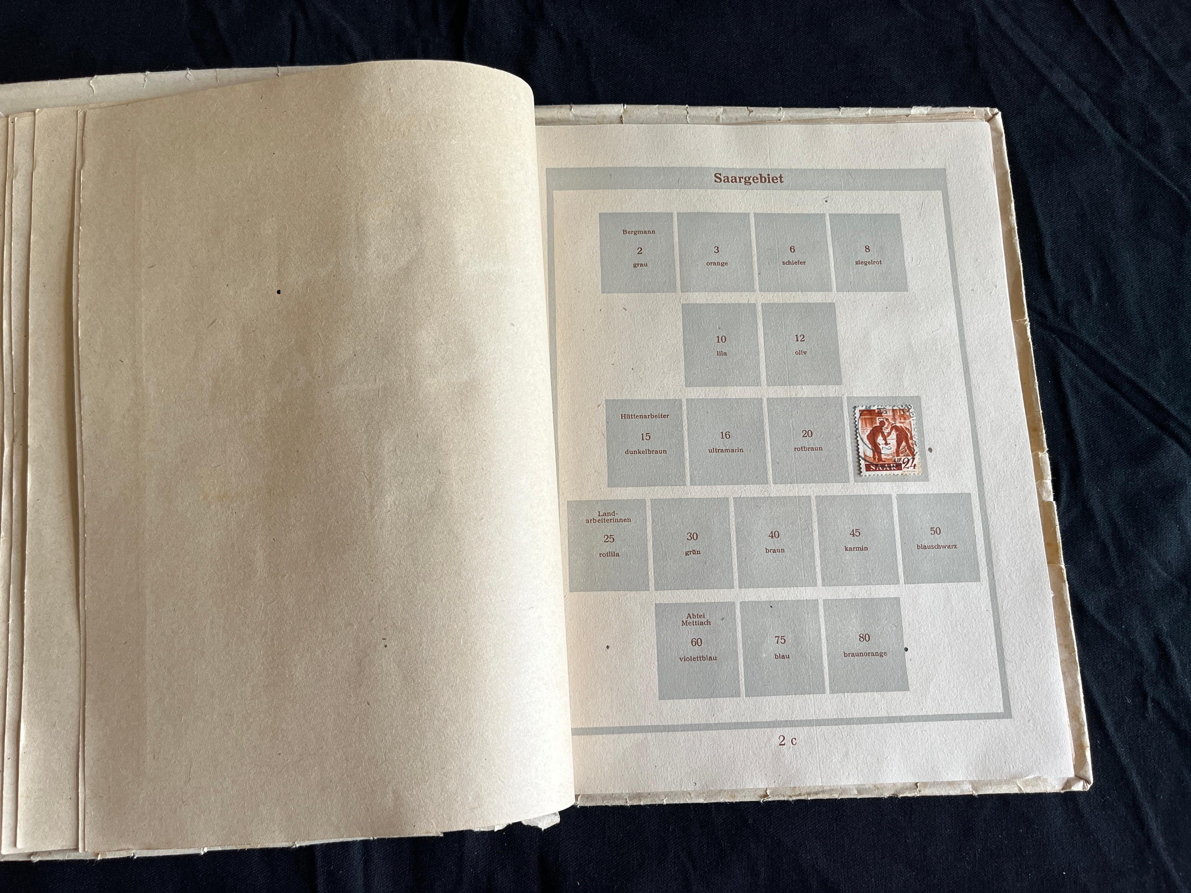 Alliierte Besatzung Grundstocksammlung im Briefmarken Album 011