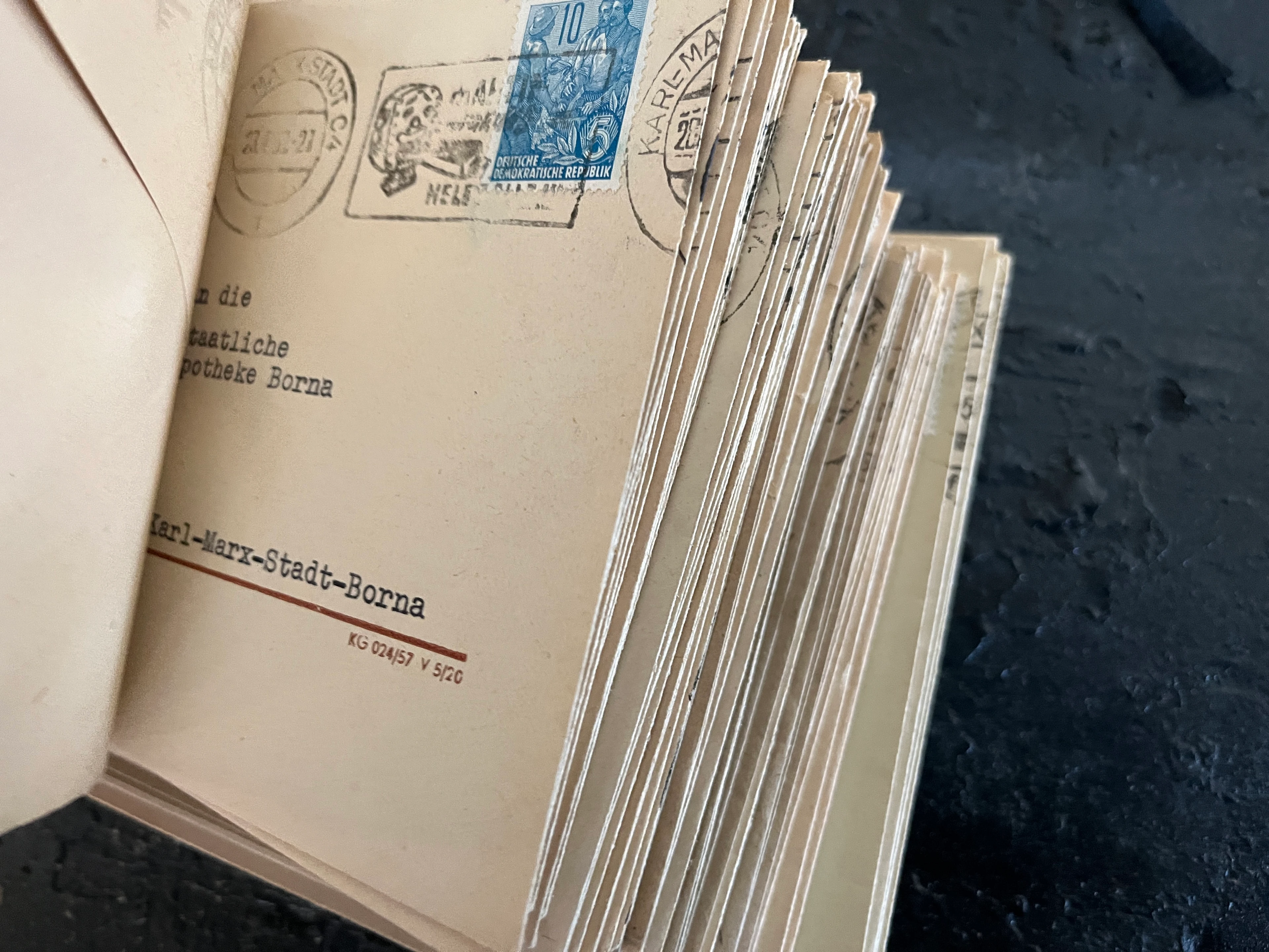 CP025 Deutsche Demokratische Republik großes Konvolut Briefe Freimarken "Fünfjahresplan"