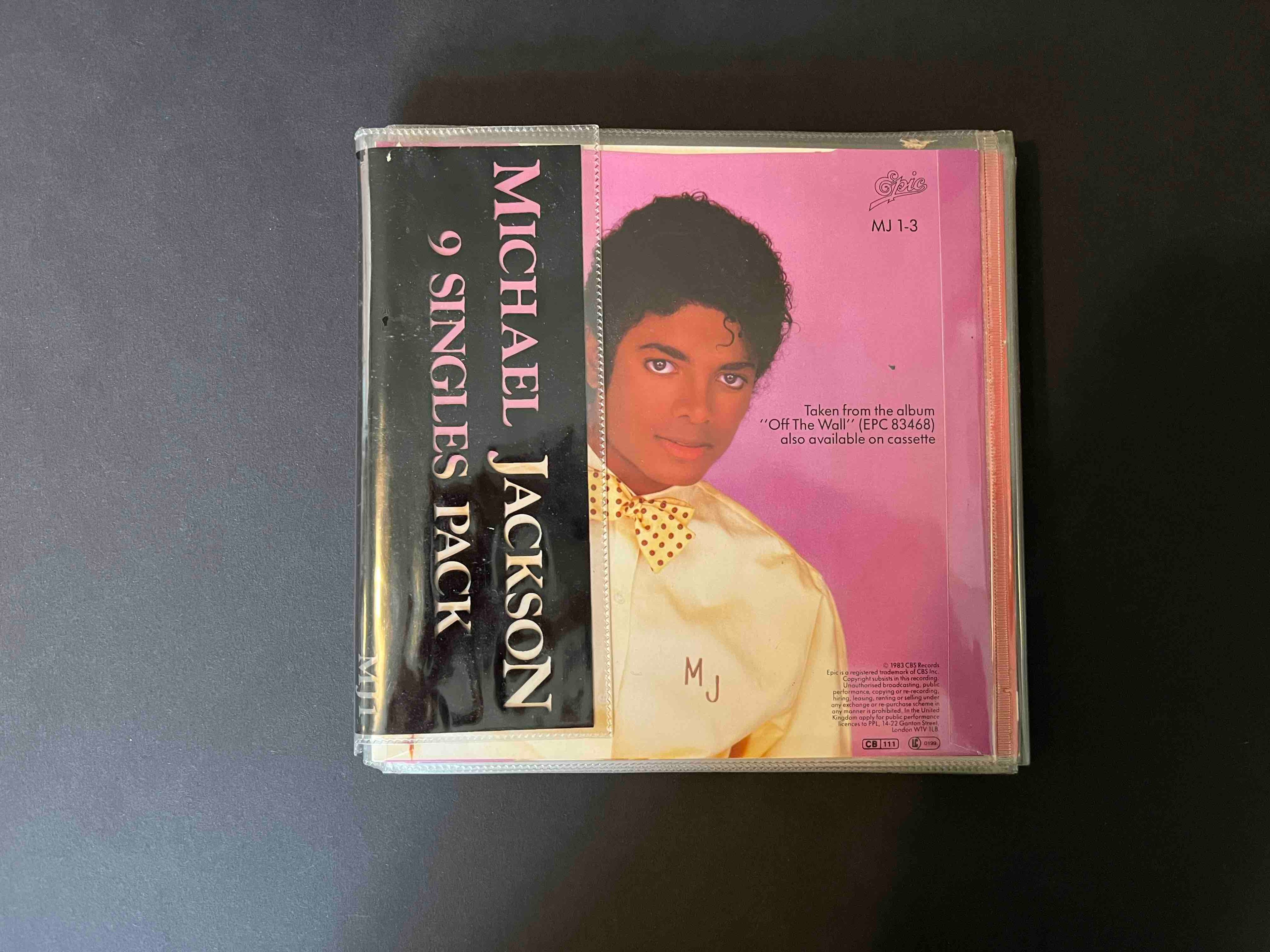 Michael Jackson 72 Red Vinyl Single Pack 1983 (UK) 9 Singles als Sonderausgabe von Epic-Records