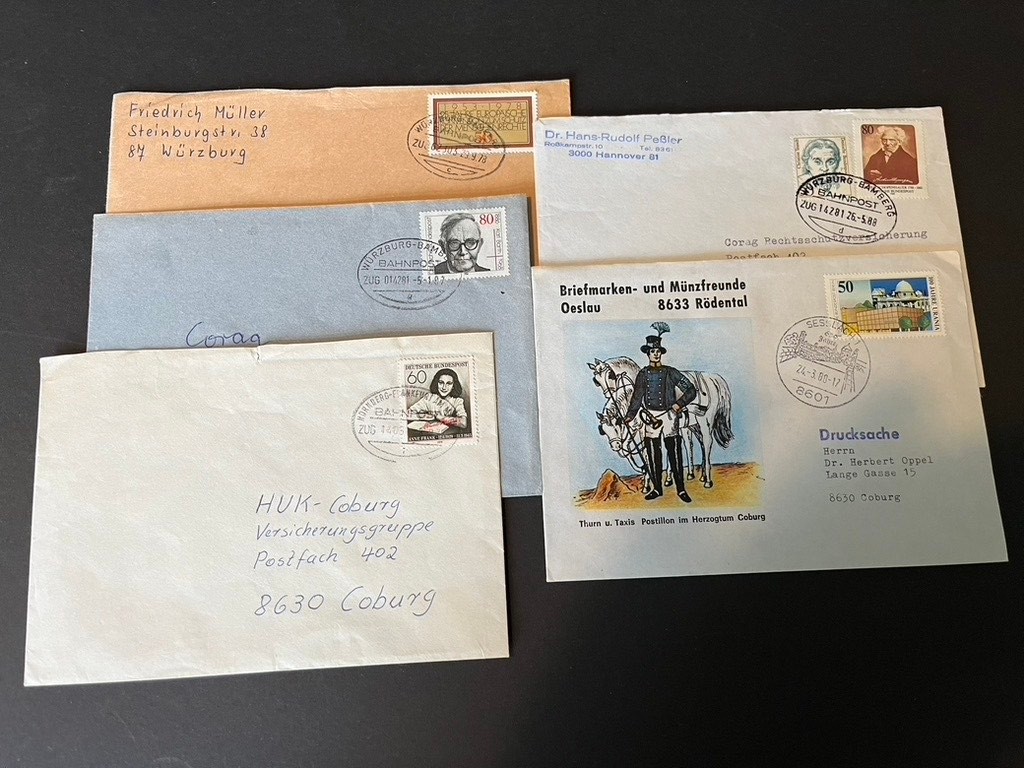 Deutsche Bundespost - Bahnpost Franken