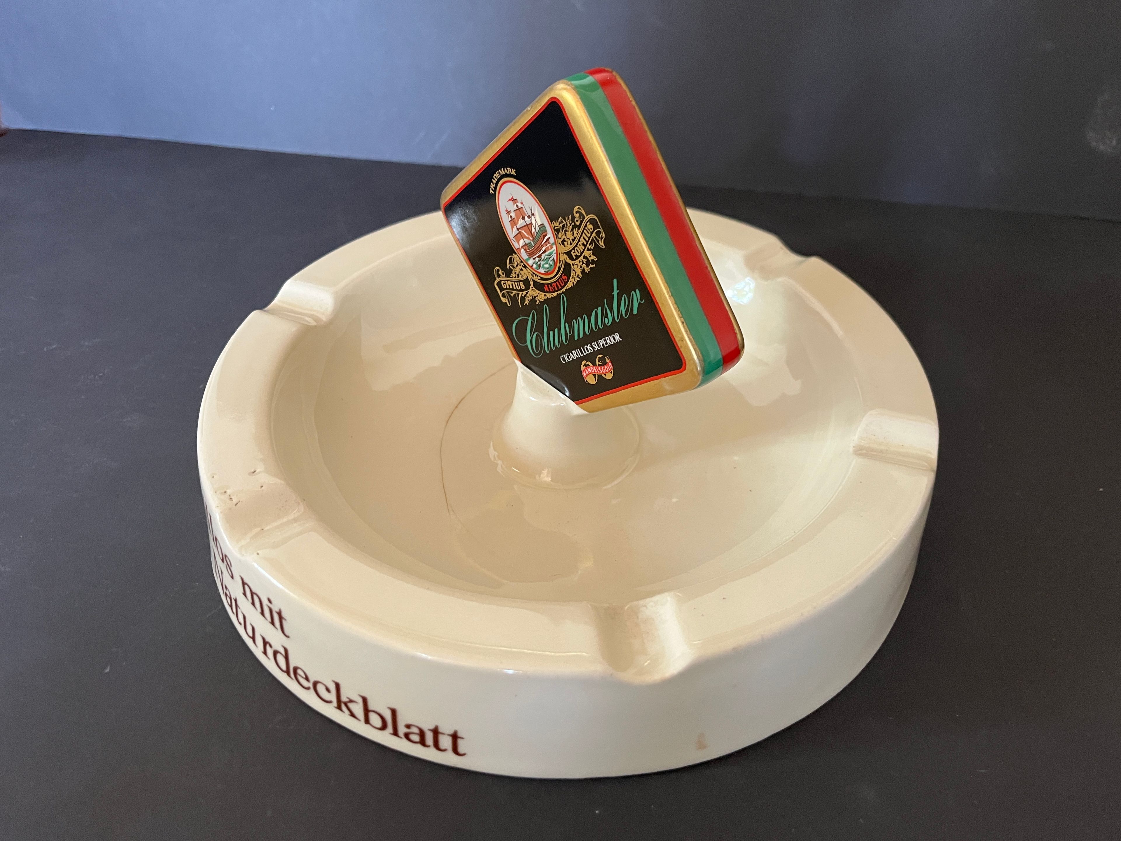 Stammtisch Aschenbecher "CLUBMASTER" Zigarillos