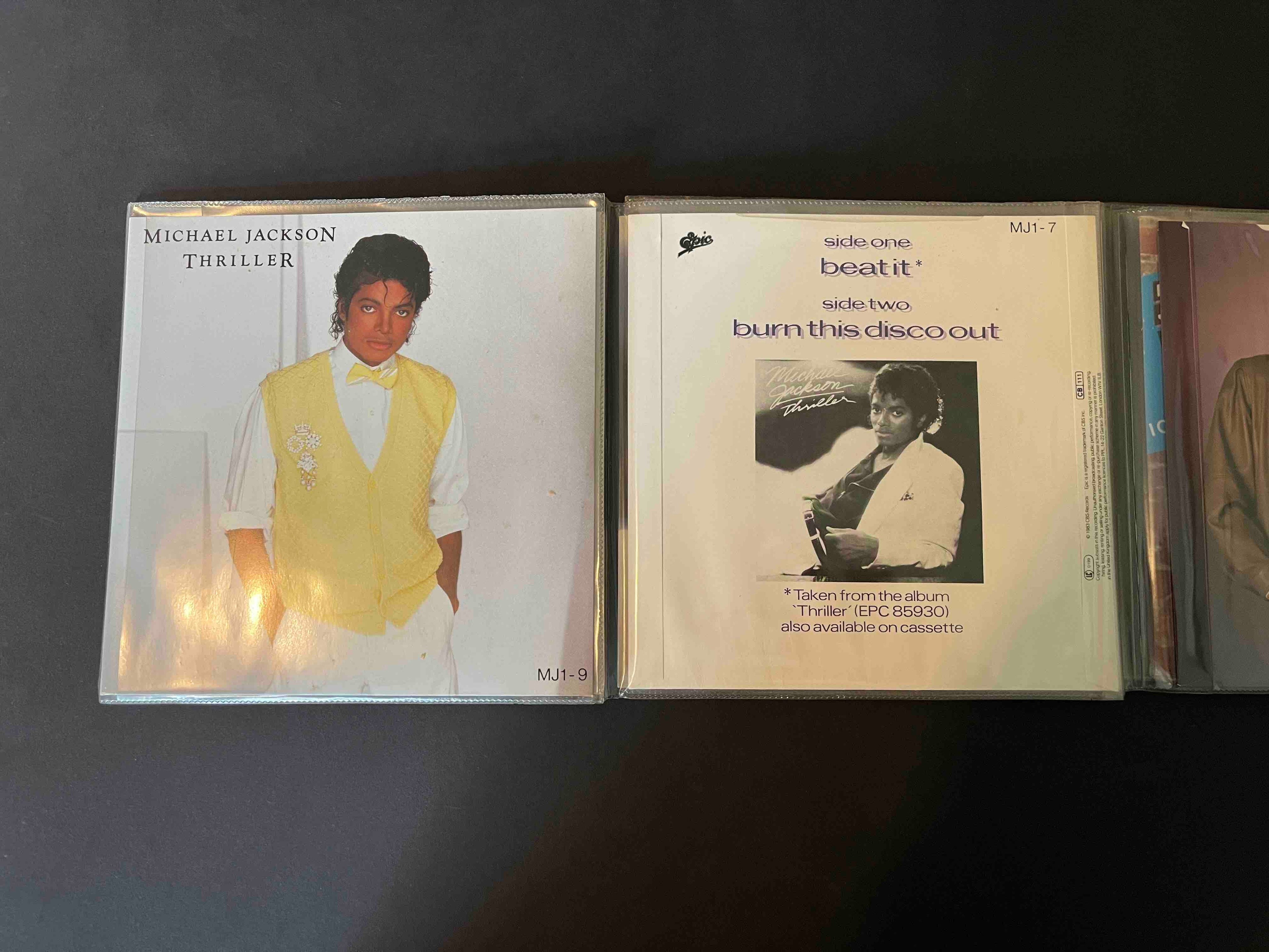 Michael Jackson 72 Red Vinyl Single Pack 1983 (UK) 9 Singles als Sonderausgabe von Epic-Records