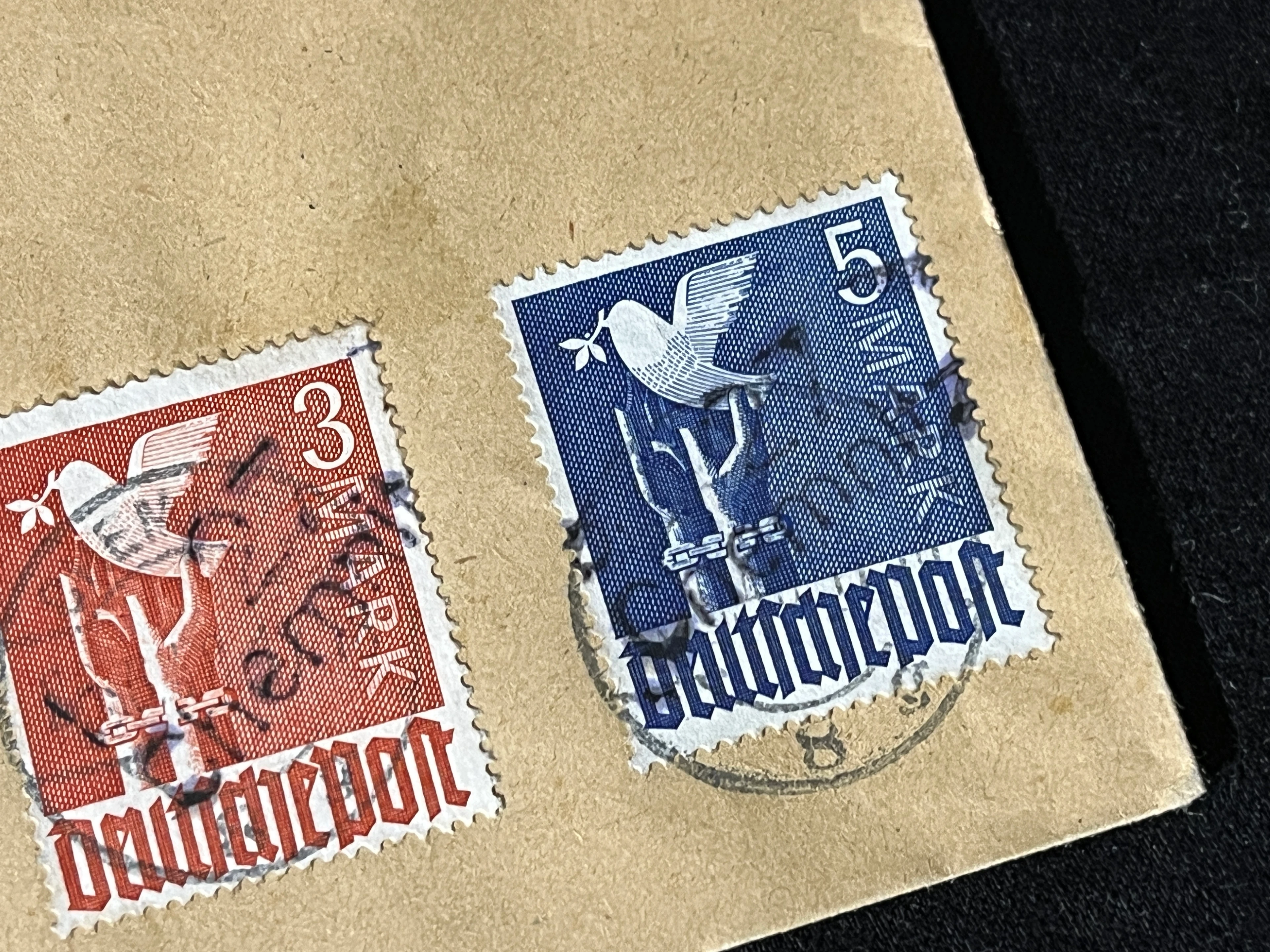 Alliierte Besetzung - sowjetische Zone Kontrollausgabe Bezirksstempel #27 Chemnitz Satz gestempelt 