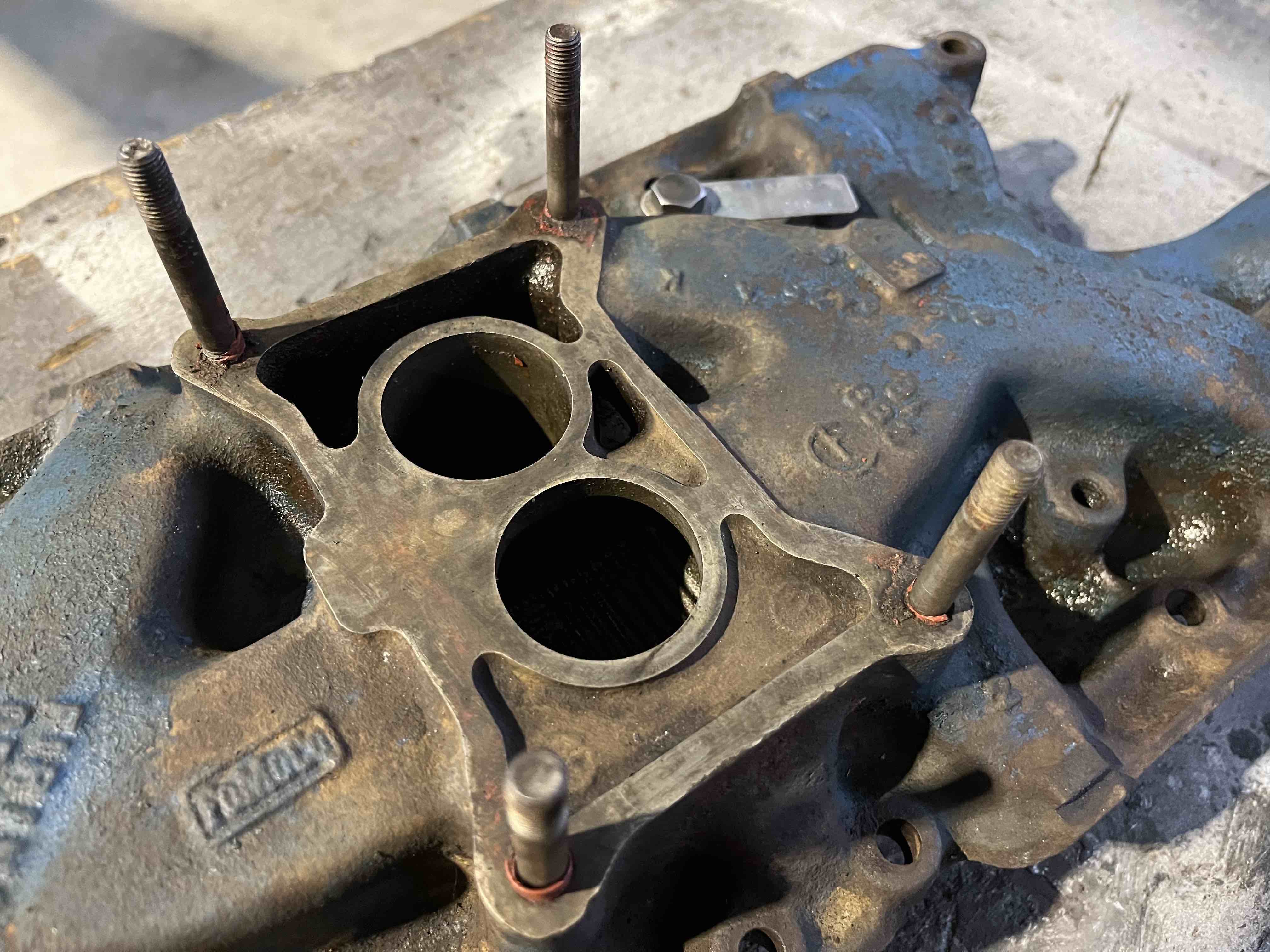 FORD Mustang 1966 Intake Manifold Ansaugspinne 1967/2V OEM inkl. Tag