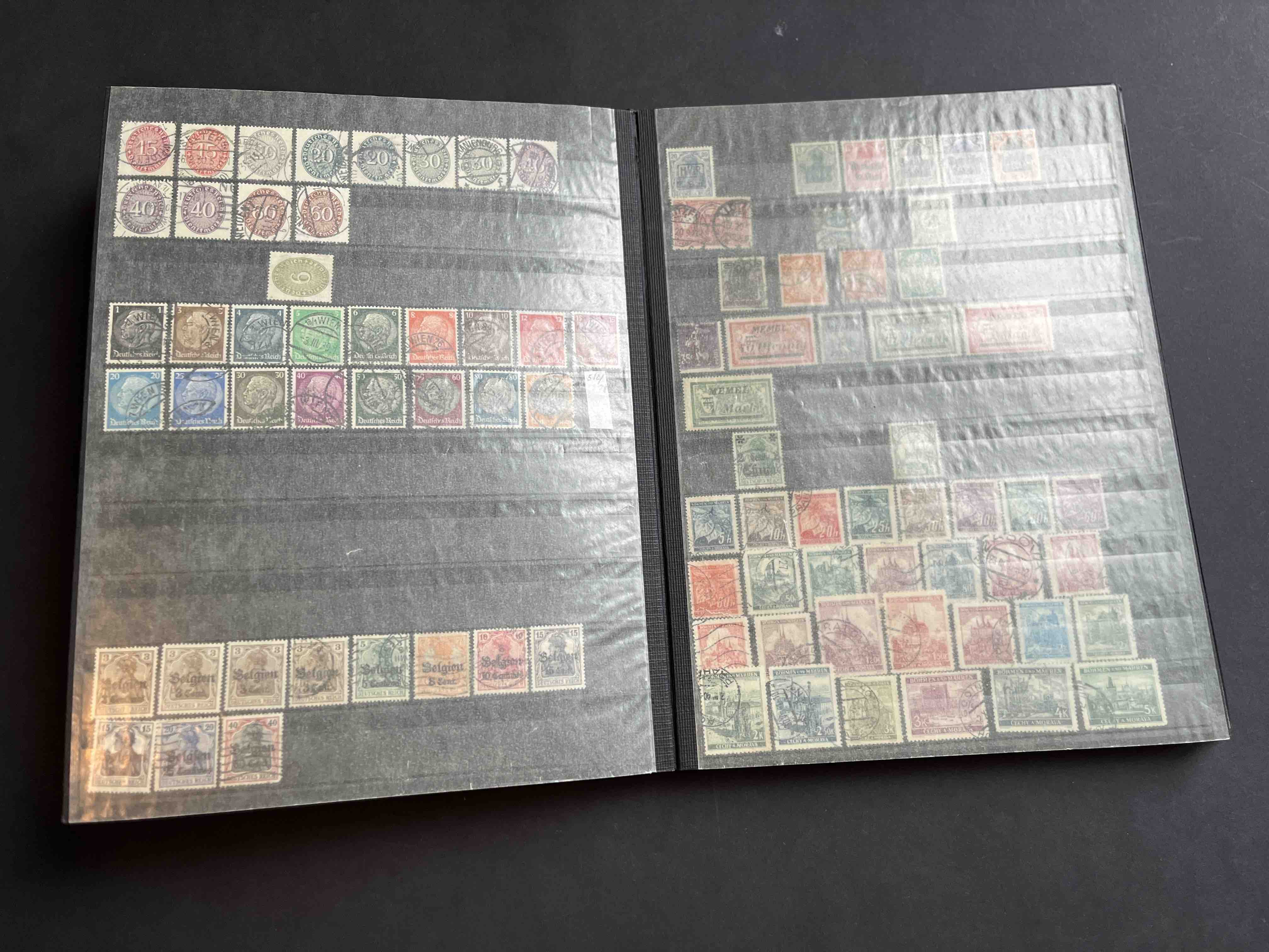 Briefmarken Album Deutsches Reich gemischt 0007