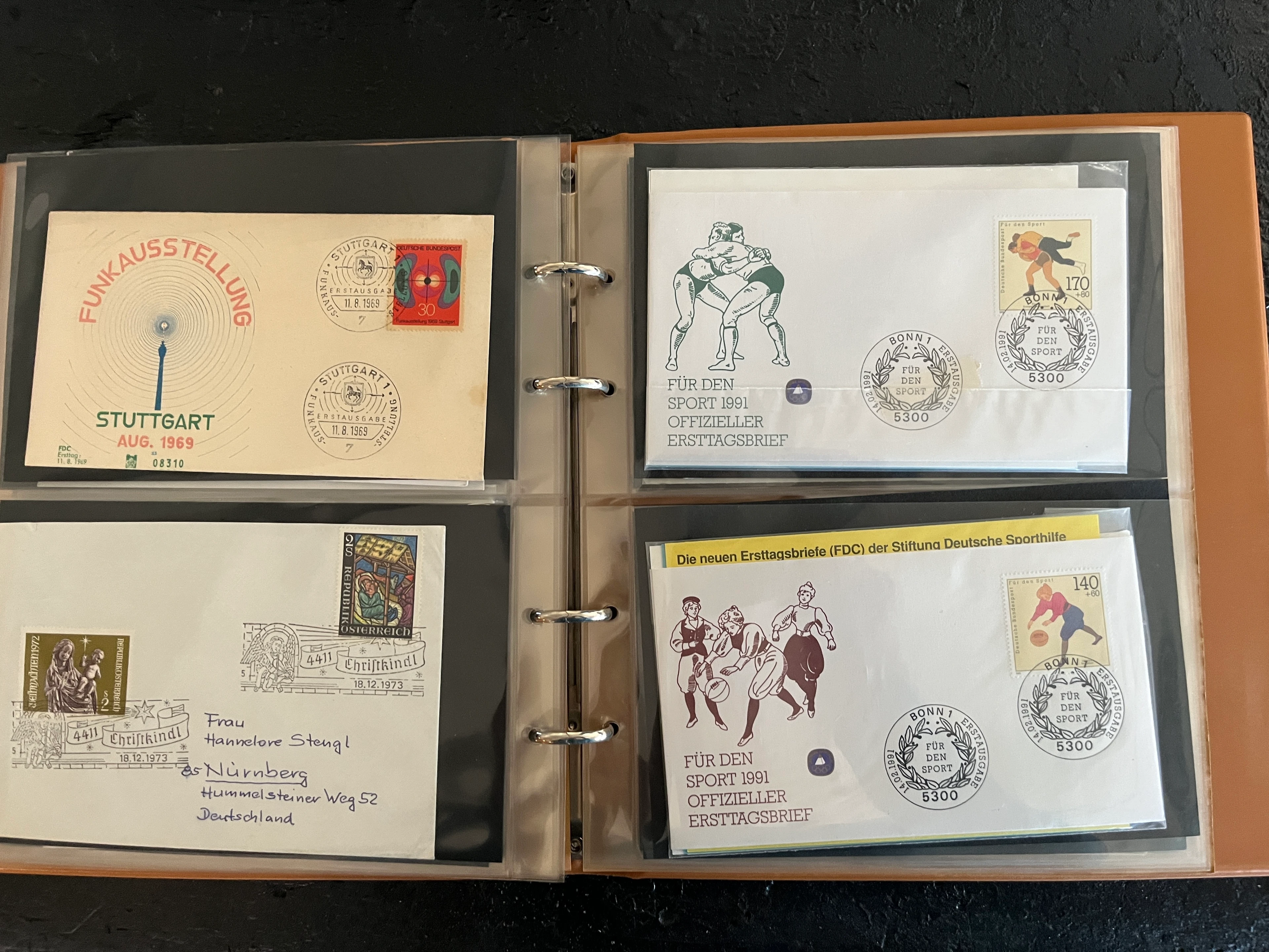 CP026 Deutsche Bundespost Sammlung Ersttagsbriefe