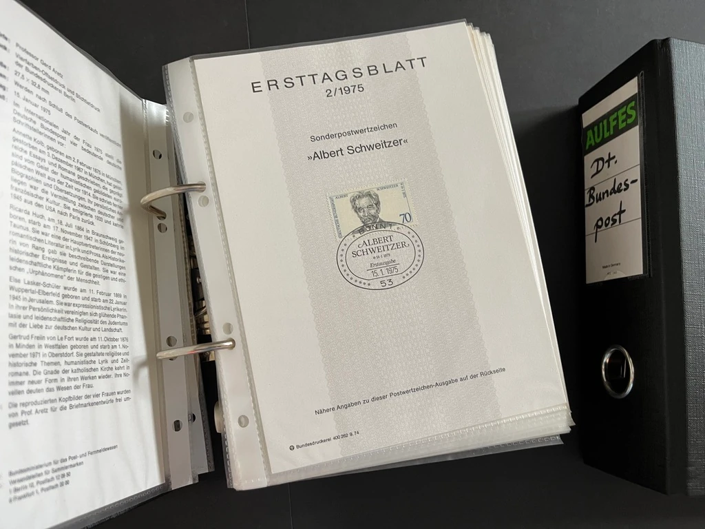 WP036 Ersttagsblätter Bundesrepublik Deutschland 1974-1989