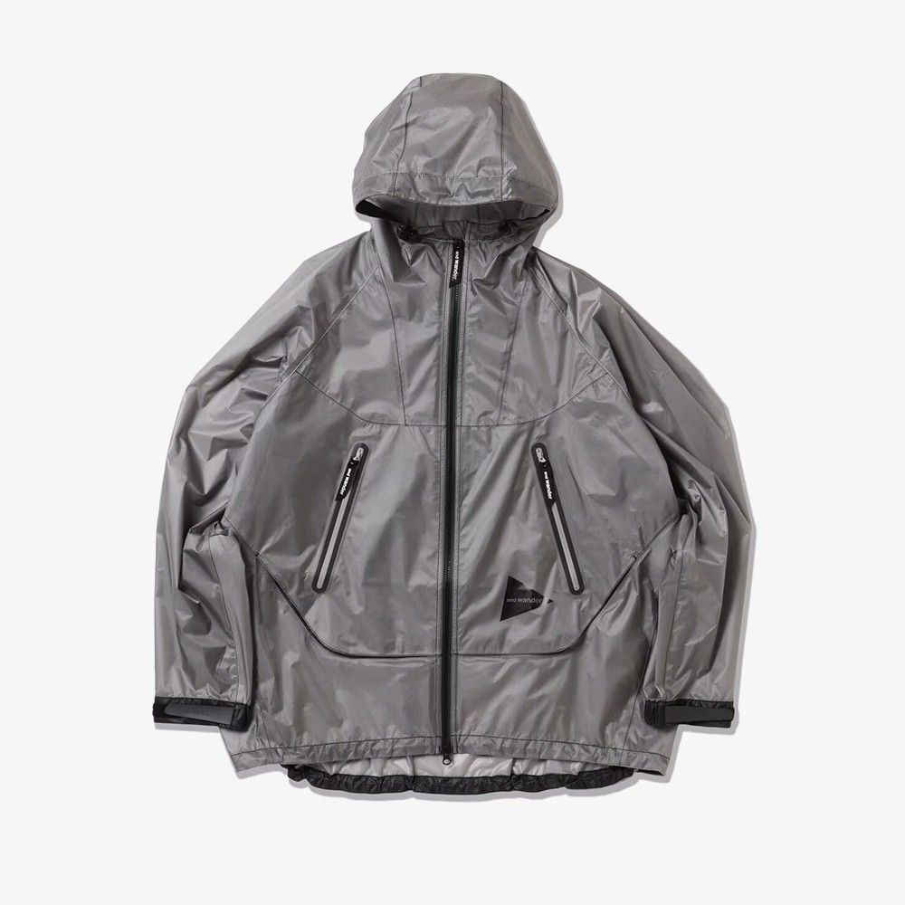 Sheer Loose Fitting Rain Jacket 'Grey'