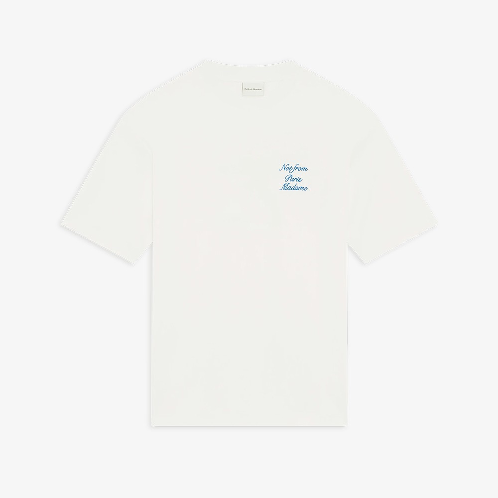 Le T-Shirt Slogan Cursive 'Off White'