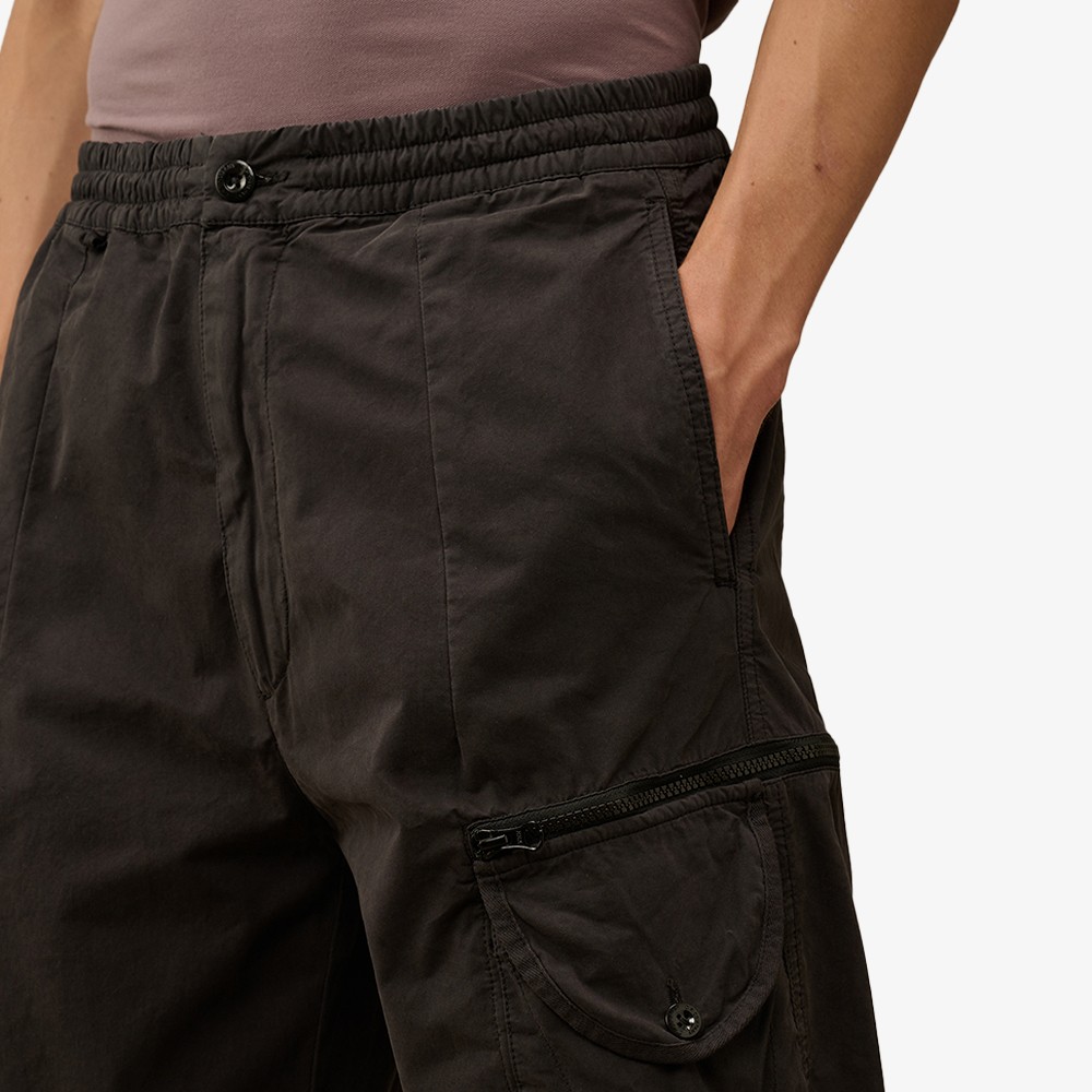 Microreps Boxy Lens Cargo Pants 'Black Sand'