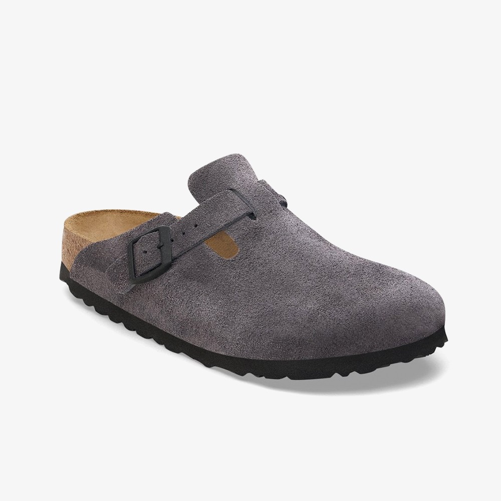 Boston Suede Leather Narrow Fit 'Velvet Grey'