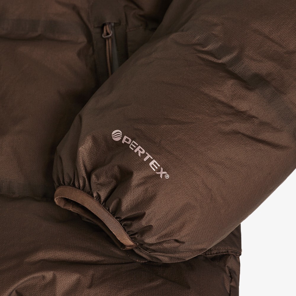 The Metropolis Series Pertex® Hooded Down Jacket 'Rum Raisin'