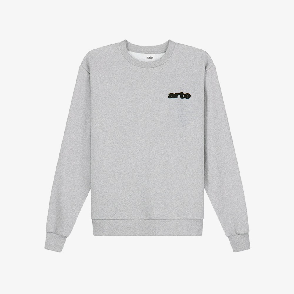 Blur Flower Crewneck 'Grey'