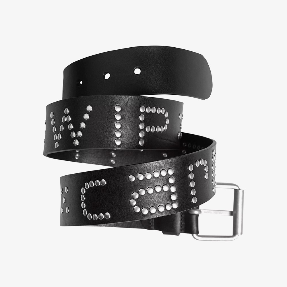 Script Studs Belt 'Black'