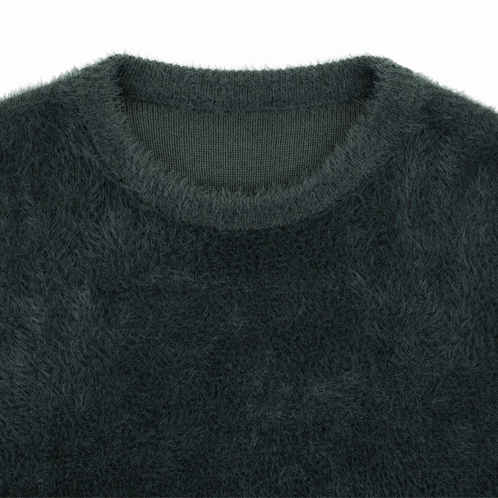 Shaggy Knit Crew 'Black'