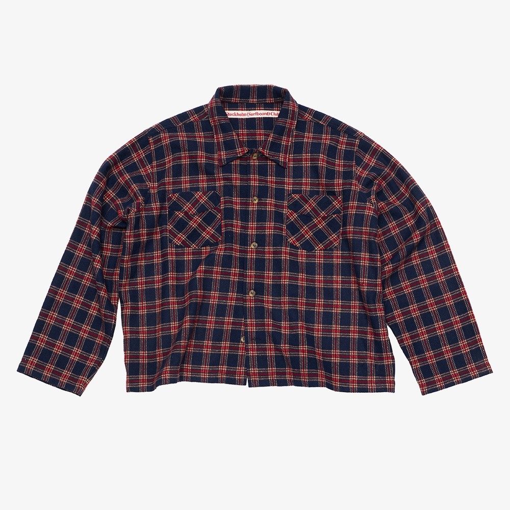 Flannel Overshirt 'Red Blue Check'