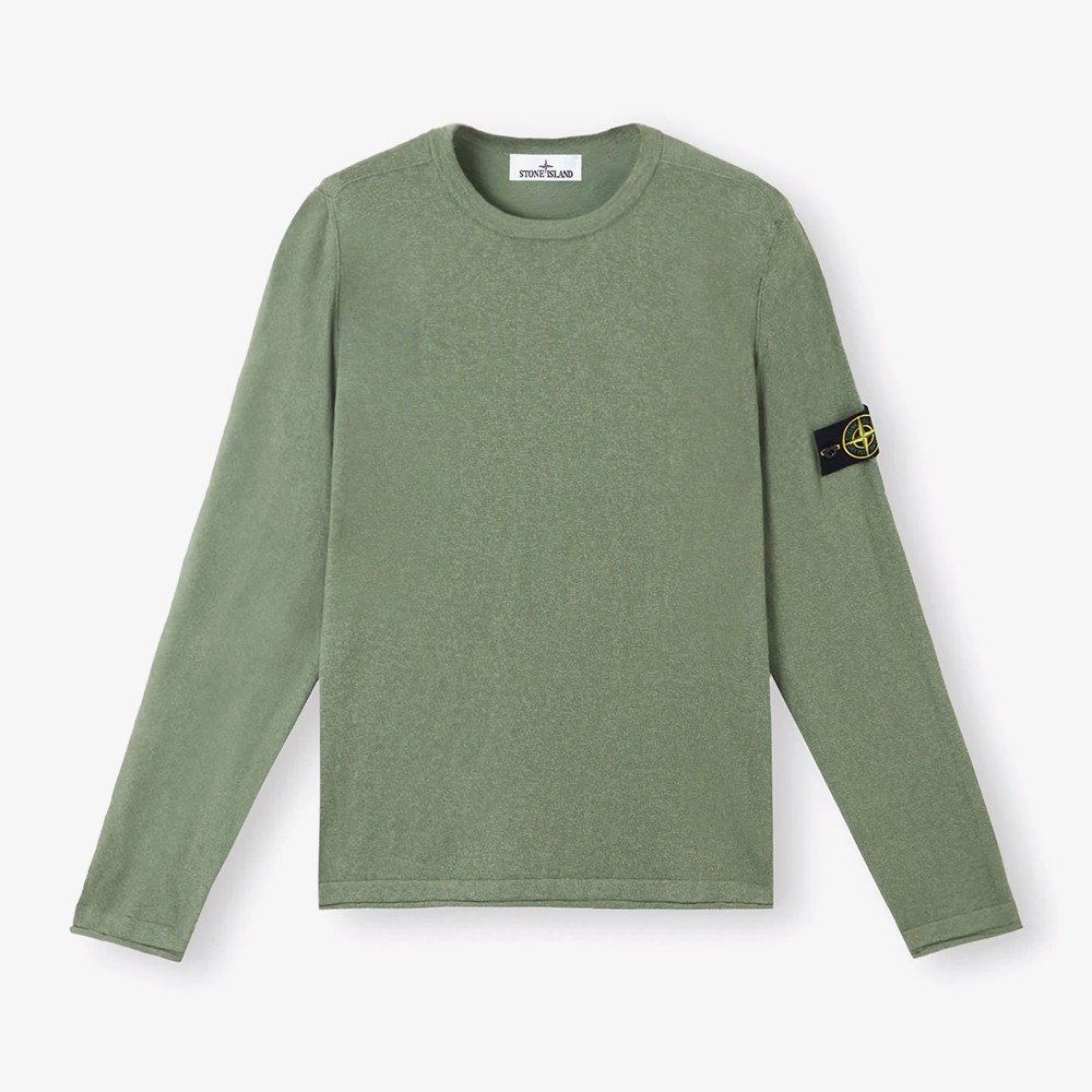 Organic Cotton Crewneck 'Sage Green'