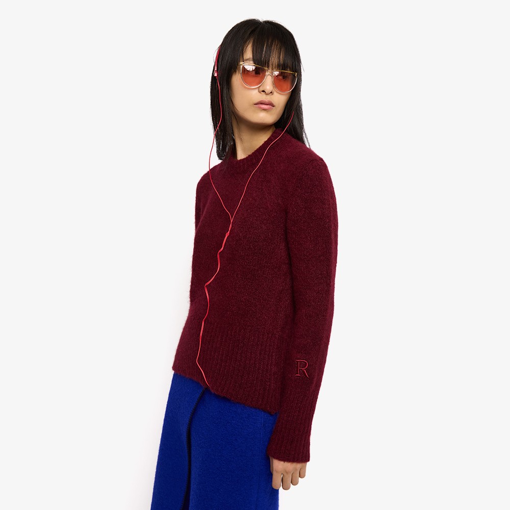 Maille Pull Knit 'Bordeaux'