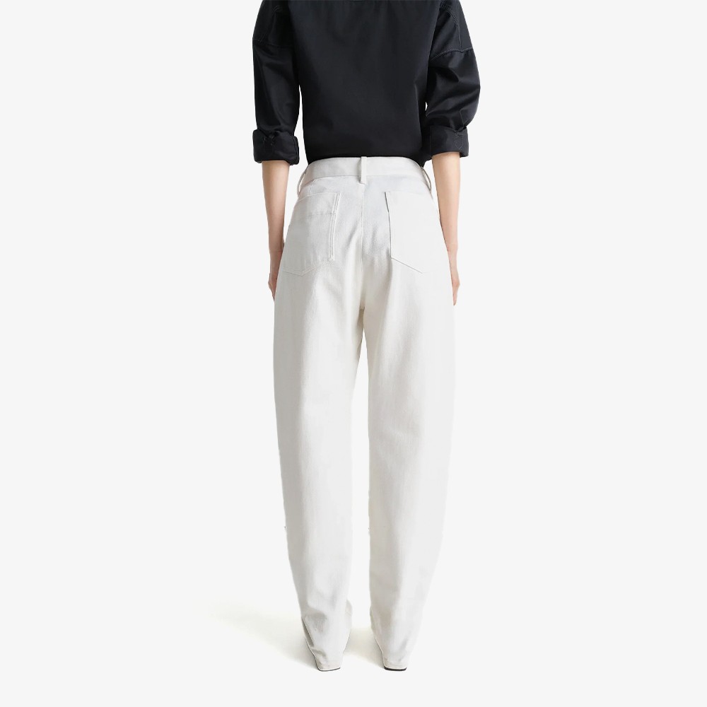 Five Pocket Twisted Pants 'Creamy White'