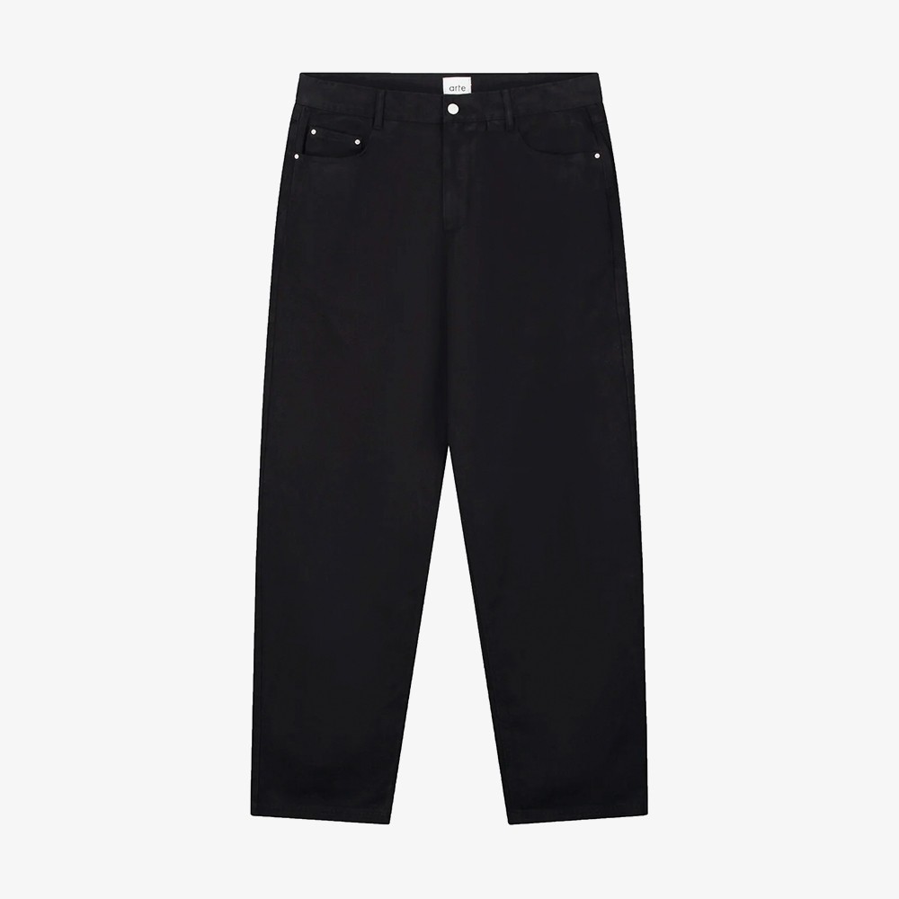 Embroidery Pockets Pants 'Black'