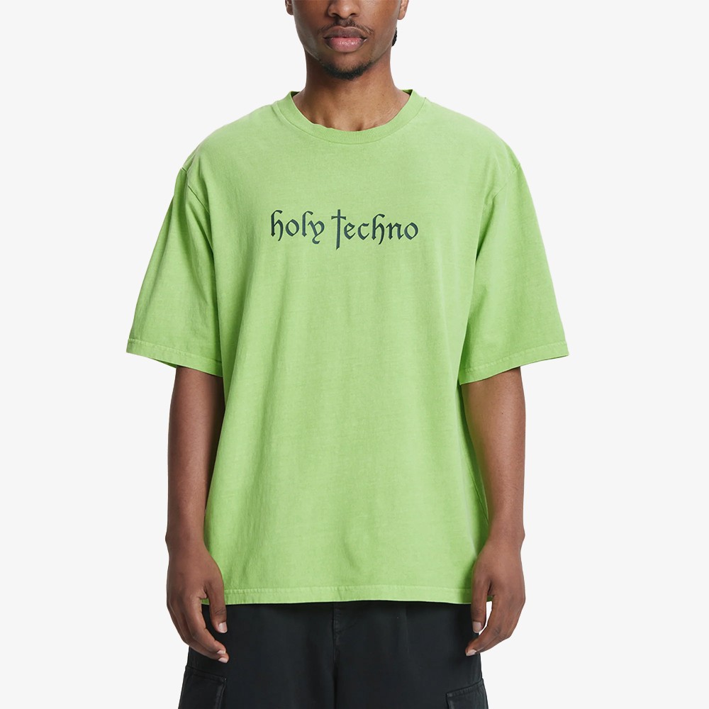 Holy Techno T-shirt 'Lime Green'