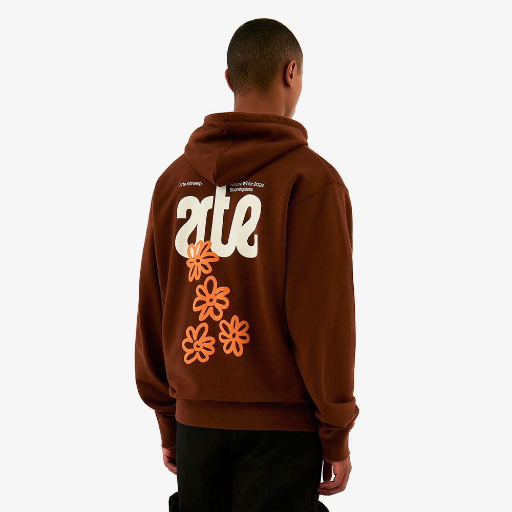 Blooming Ideas Hoodie 'Brown'