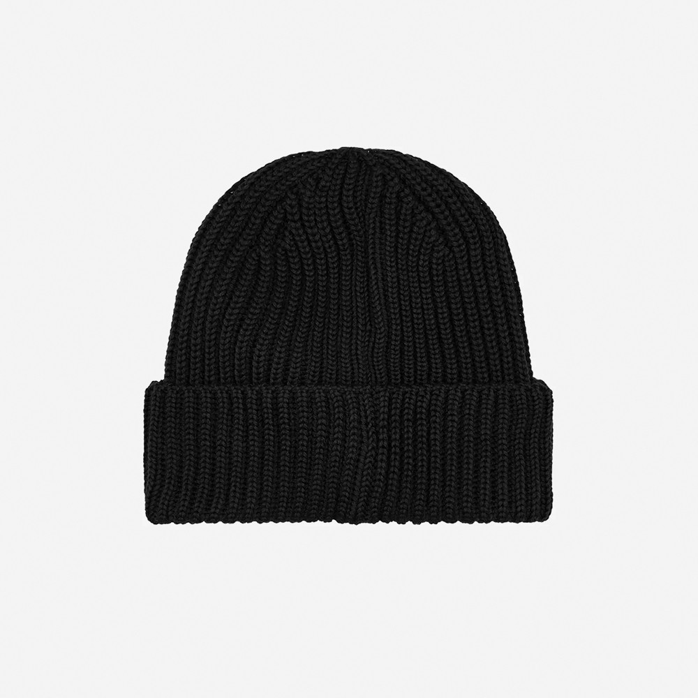 Extra Fine Merino Wool Goggle Beanie 'Black'