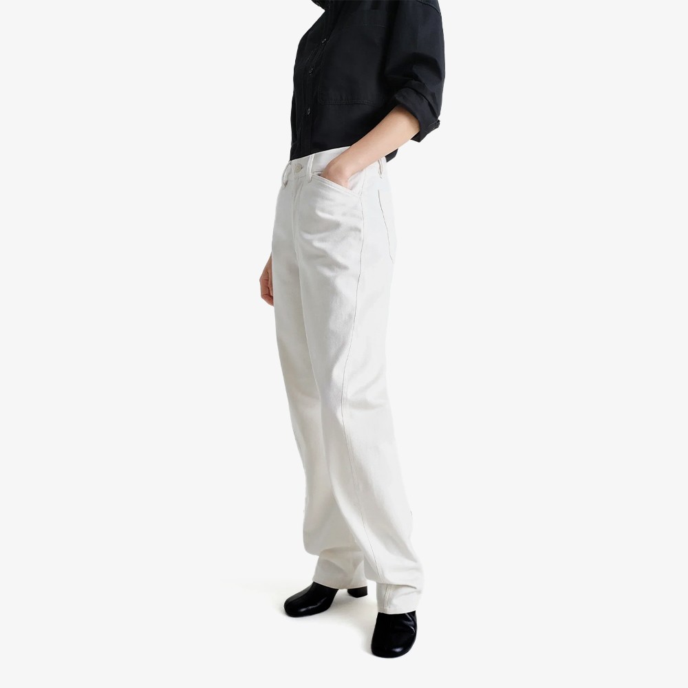 Five Pocket Twisted Pants 'Creamy White'