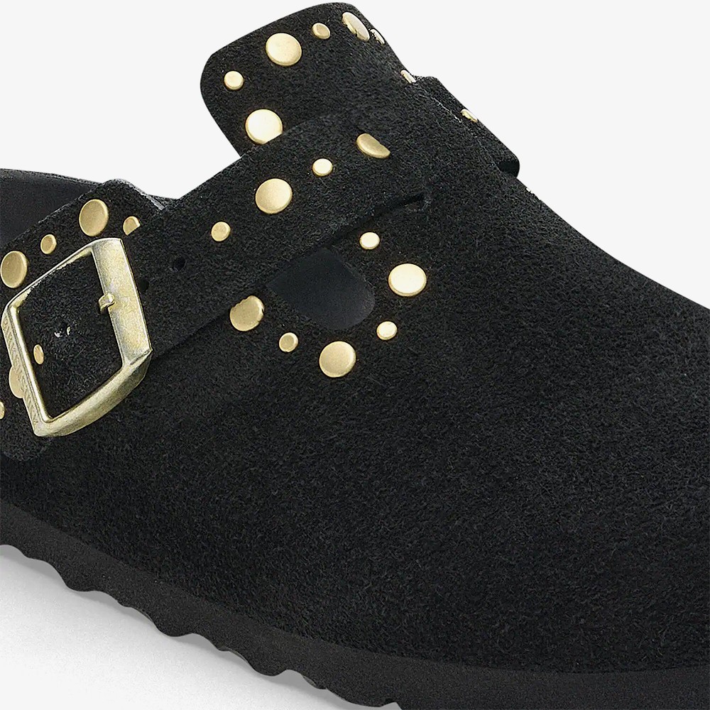 Boston Rivets Suede Leather 'Black'