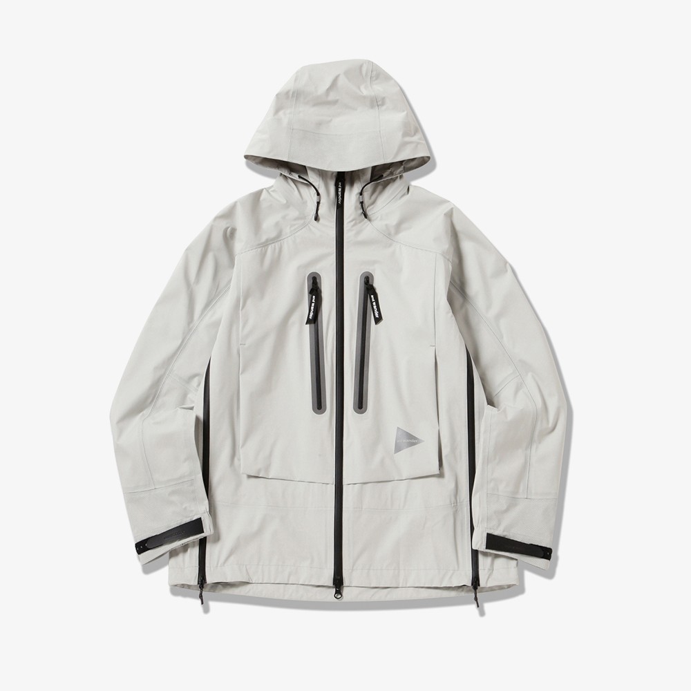 Pertex Shield Rain Jacket 'Light Grey'