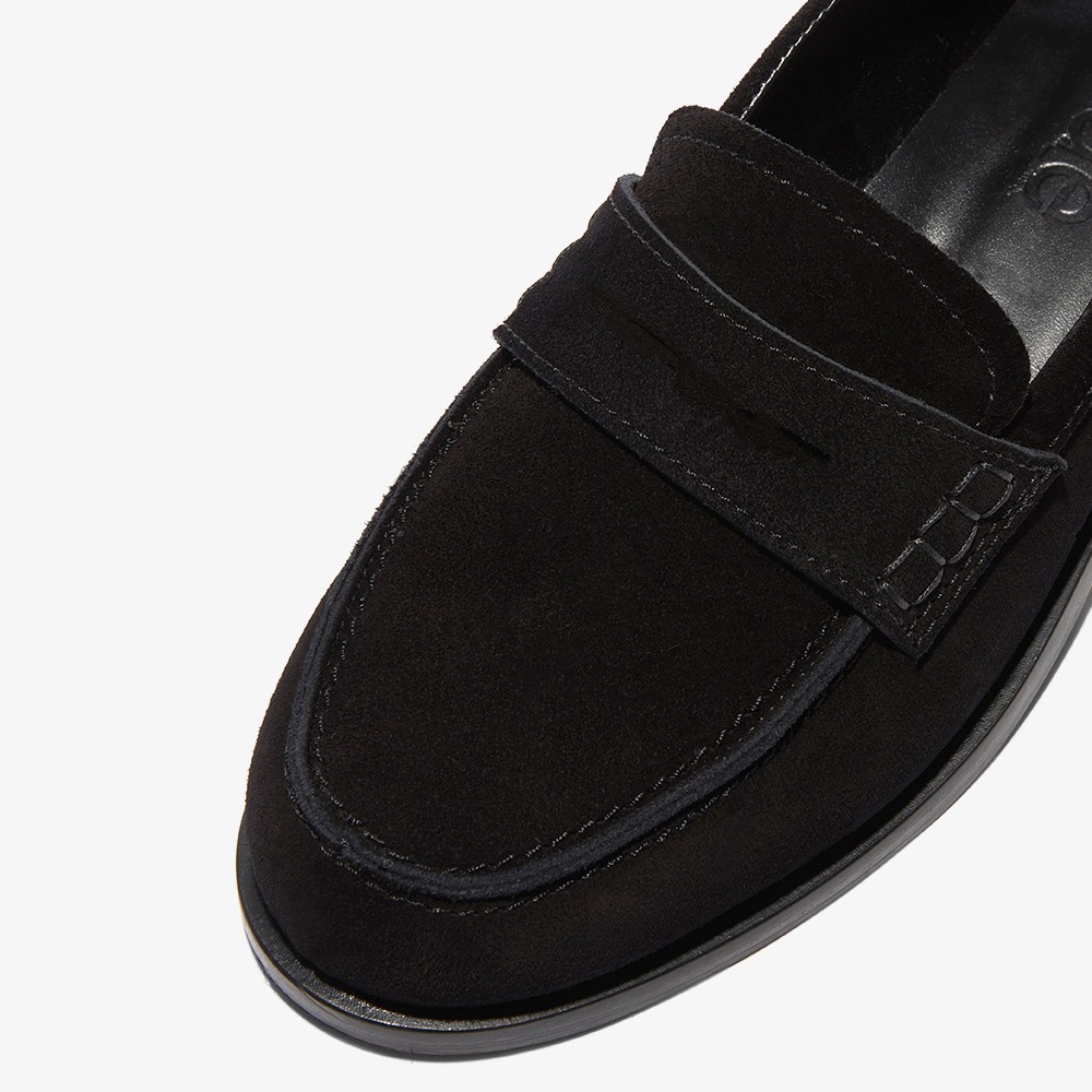 Oscar Cow Suede Leather 'Black'