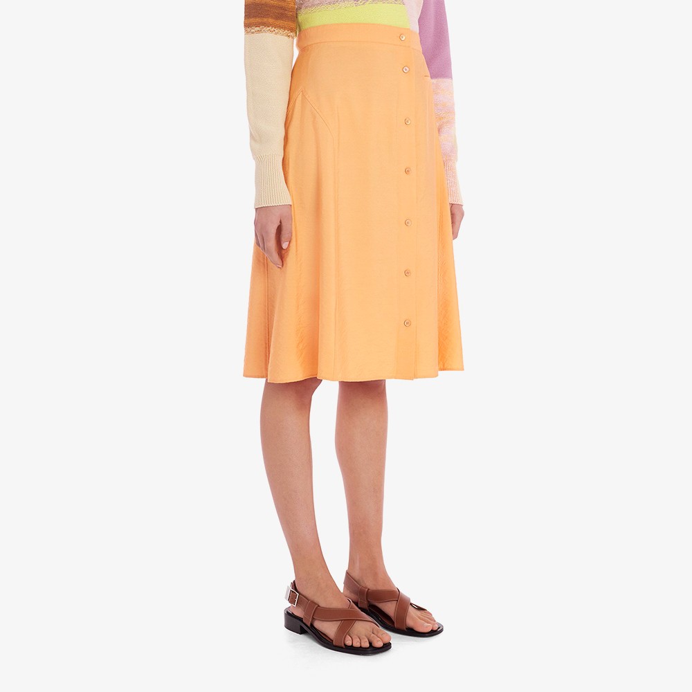 Flare Skirt 'Sunset Orange'