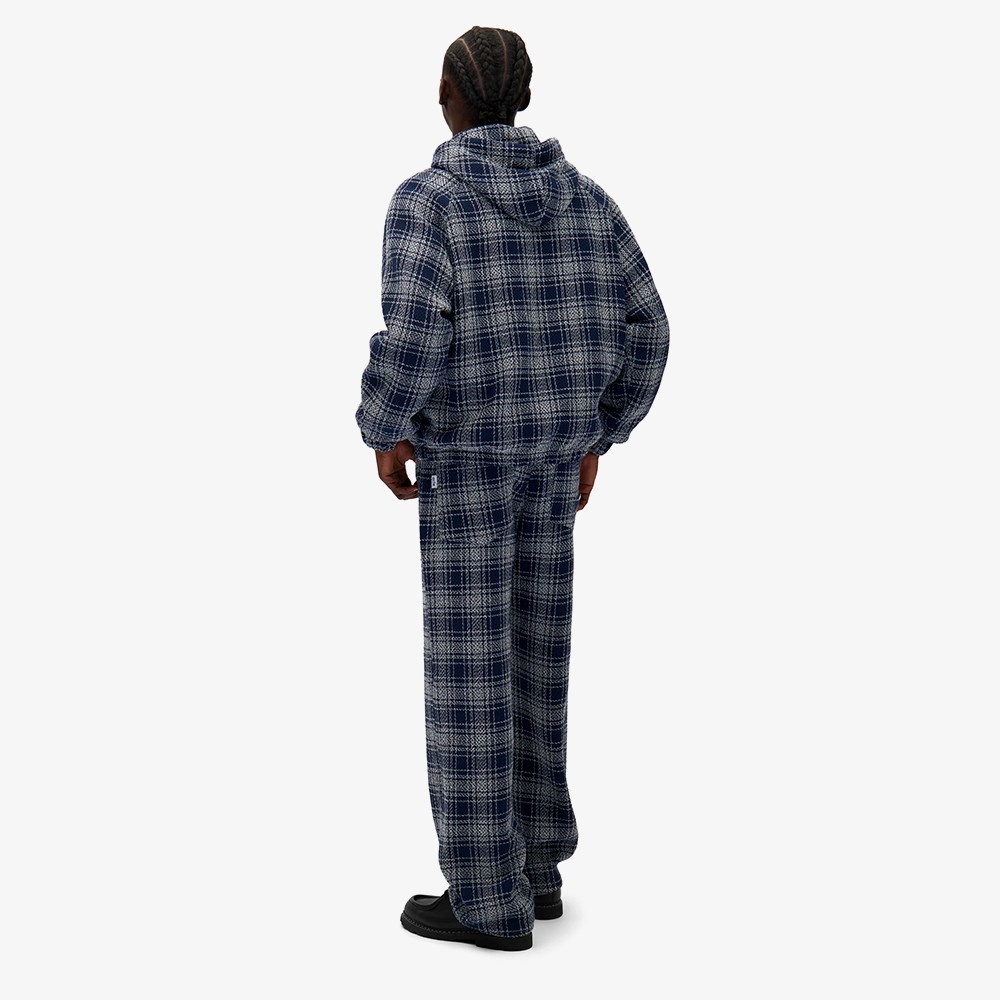 Square Fabric Pants 'Plaid'