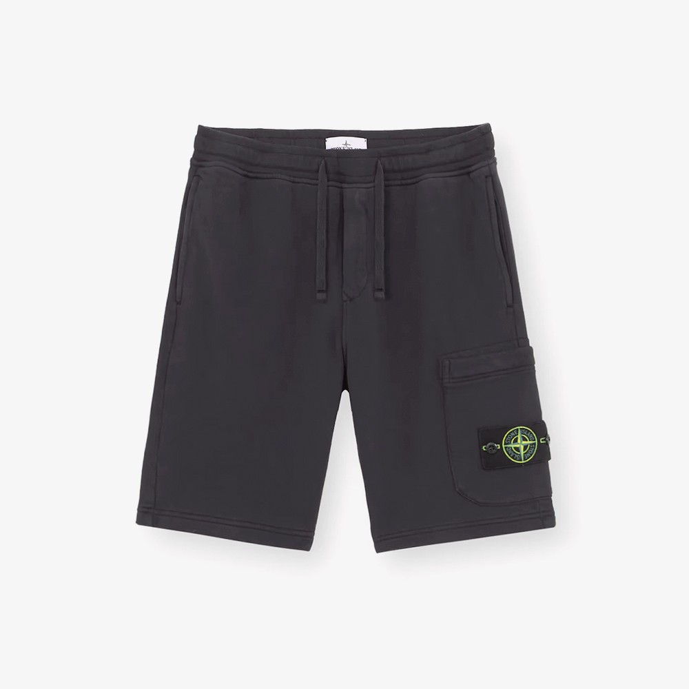 Organic Cotton Cargo Bermuda Shorts ’Navy Blue'