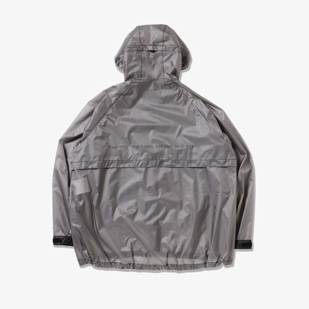 Sheer Loose Fitting Rain Jacket 'Grey'