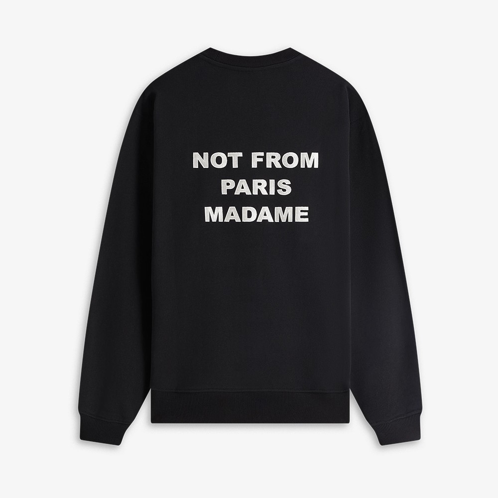 Le Sweatshirt Slogan 'Black'