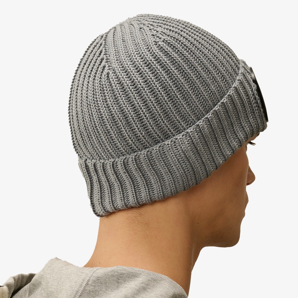 Extra Fine Merino Wool Goggle Beanie 'Griffin Grey'